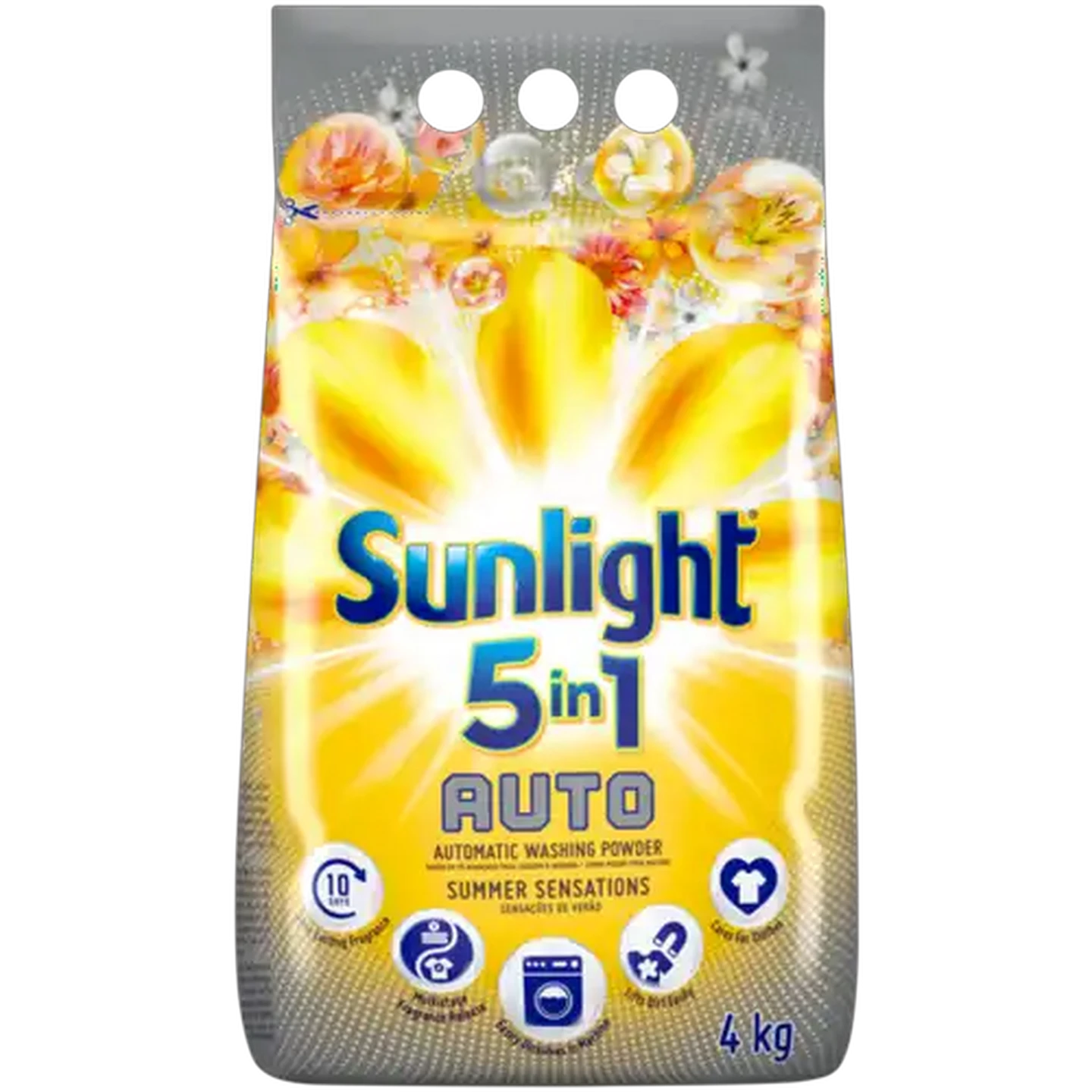 Image of Sunlight Summer Sensations 5-in-1 Auto Washing Powder 4kg
