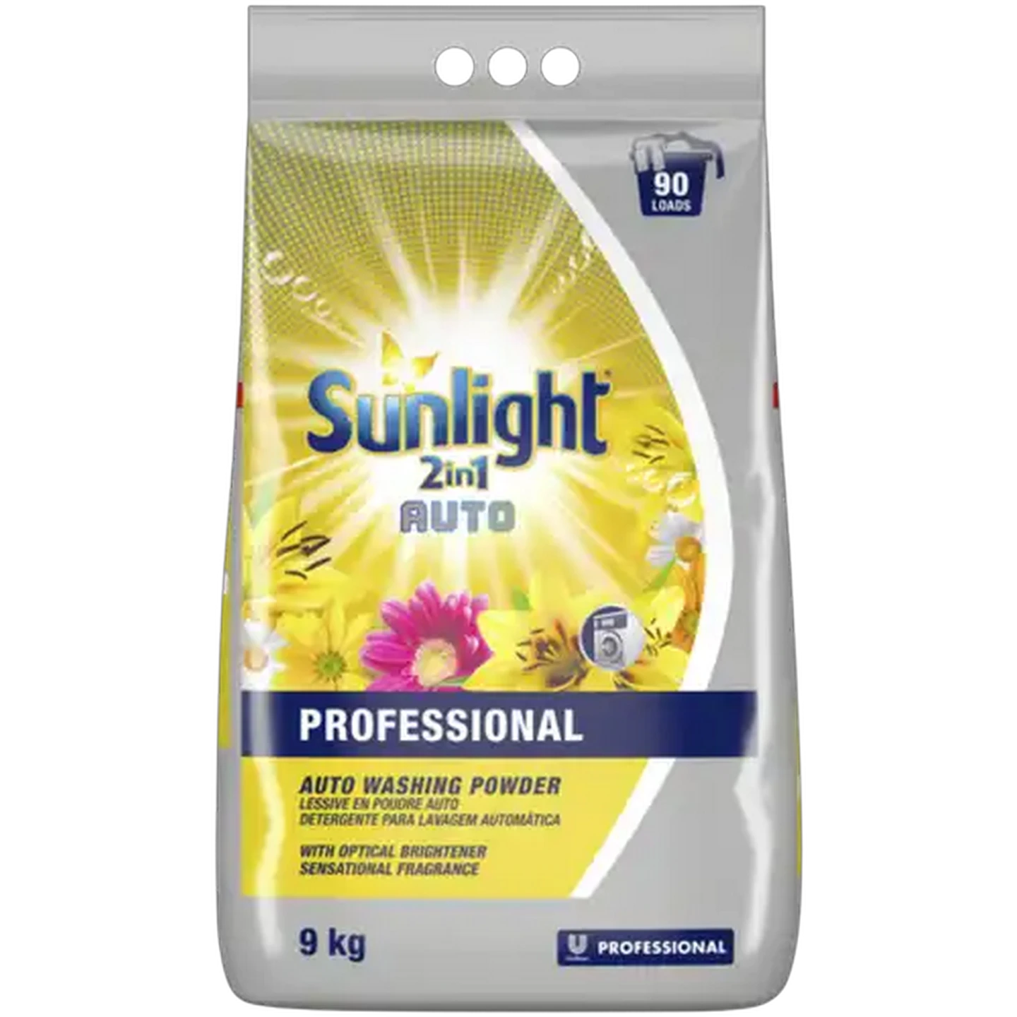 Image of Sunlight Professional 2-In-1 Auto Washing Powder 9kg