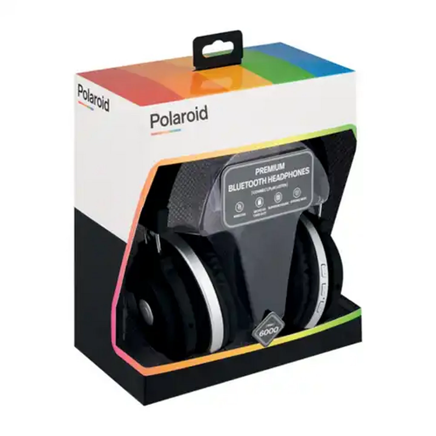 Image of Polaroid Black Premium Bluetooth Headphones