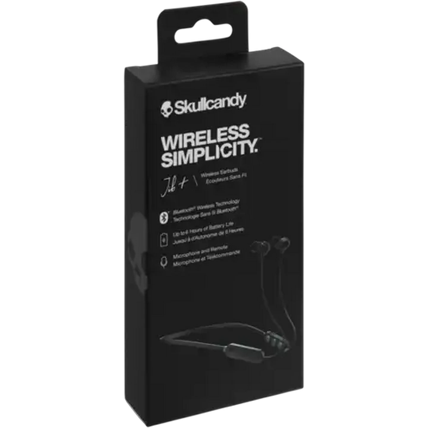 Image of Skullcandy Jib+ Black Neck Loop Bluetooth Earphones