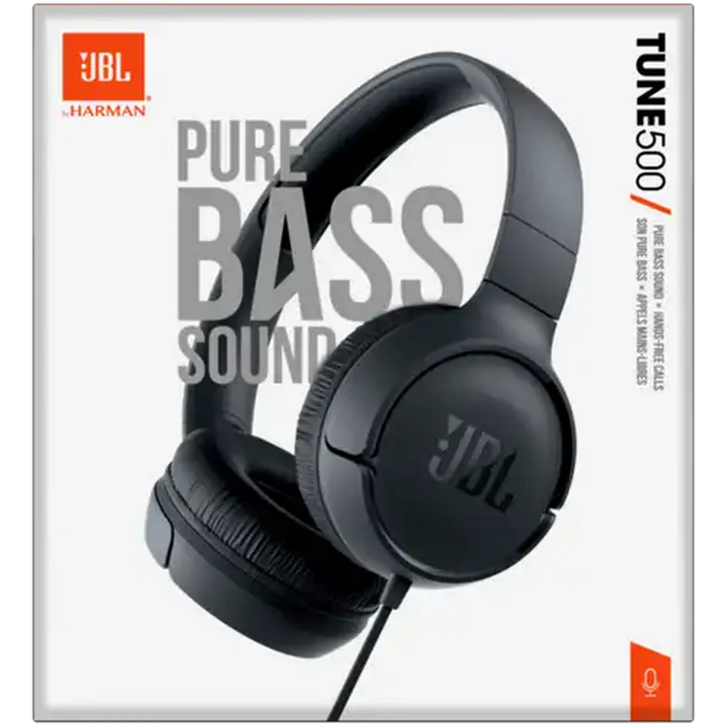Image of JBL Black Tune 500 On-Ear Wired Headphones