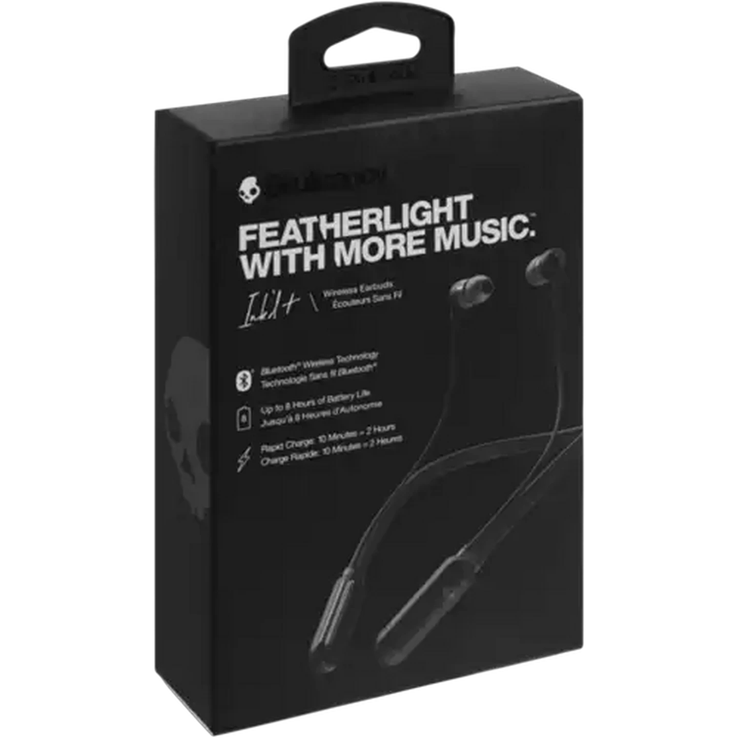 Image of Skullcandy Ink'd+ Wireless Black Neck Loop Bluetooth Earbuds