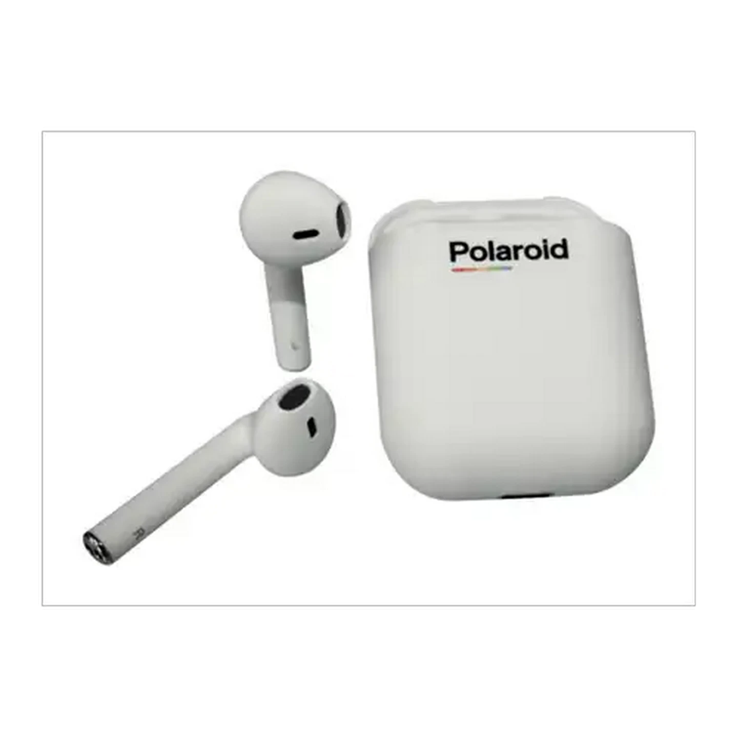 Image of Polaroid White True Bluetooth Earphones