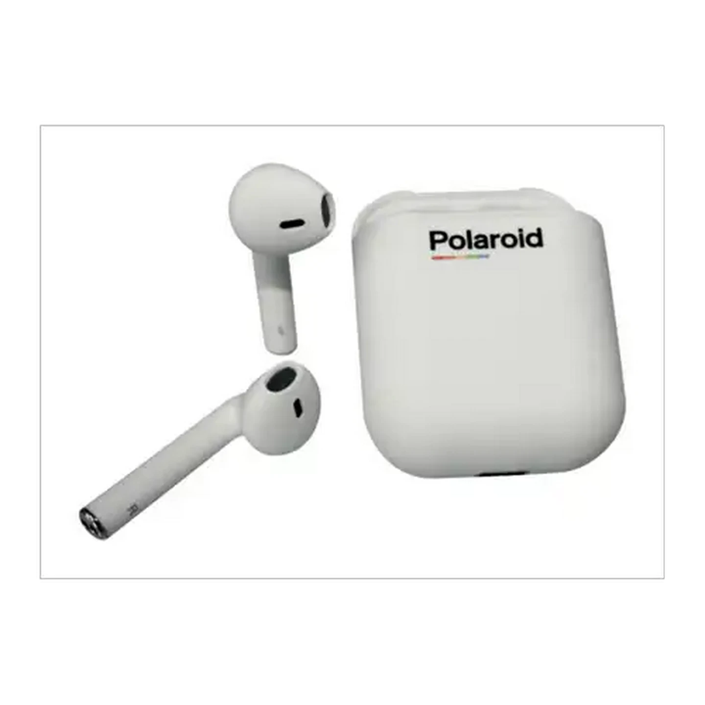 Image of Polaroid White True Bluetooth Earphones
