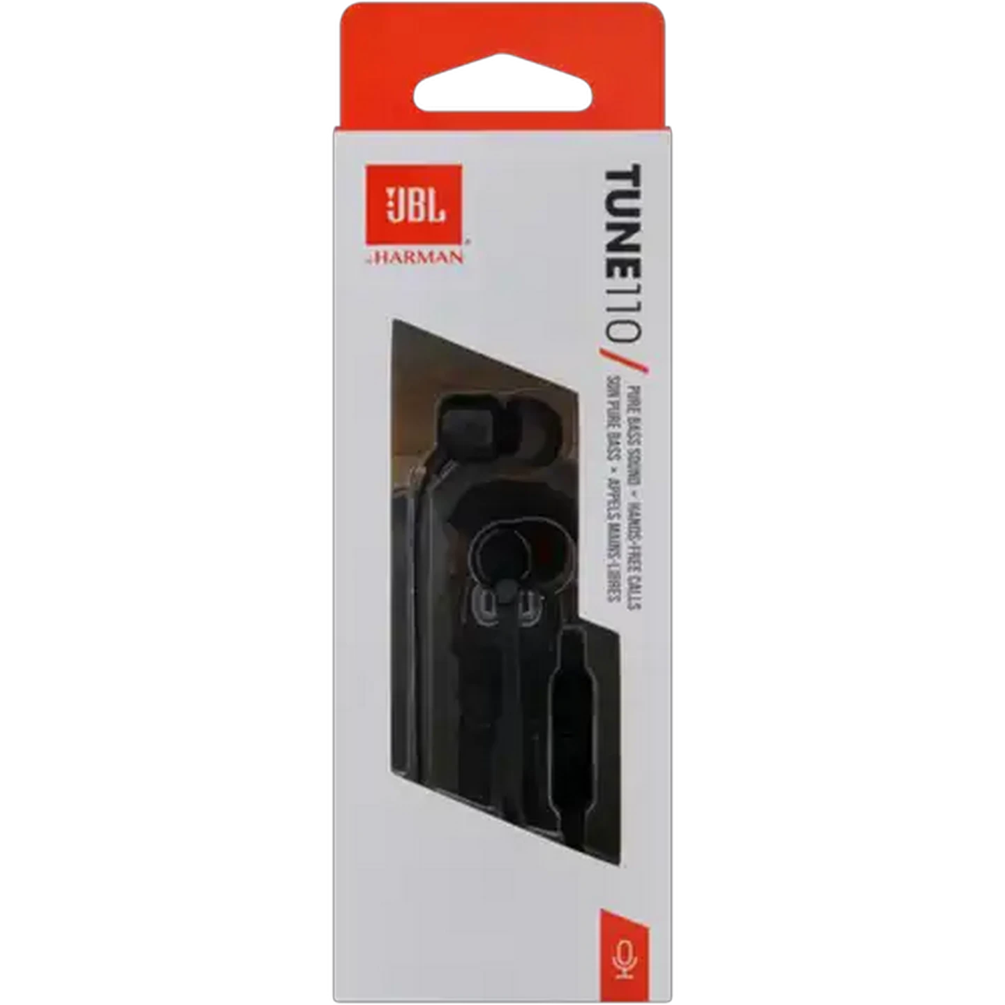 Image of JBL Black Tune 110 Wired In-Ear Earphones
