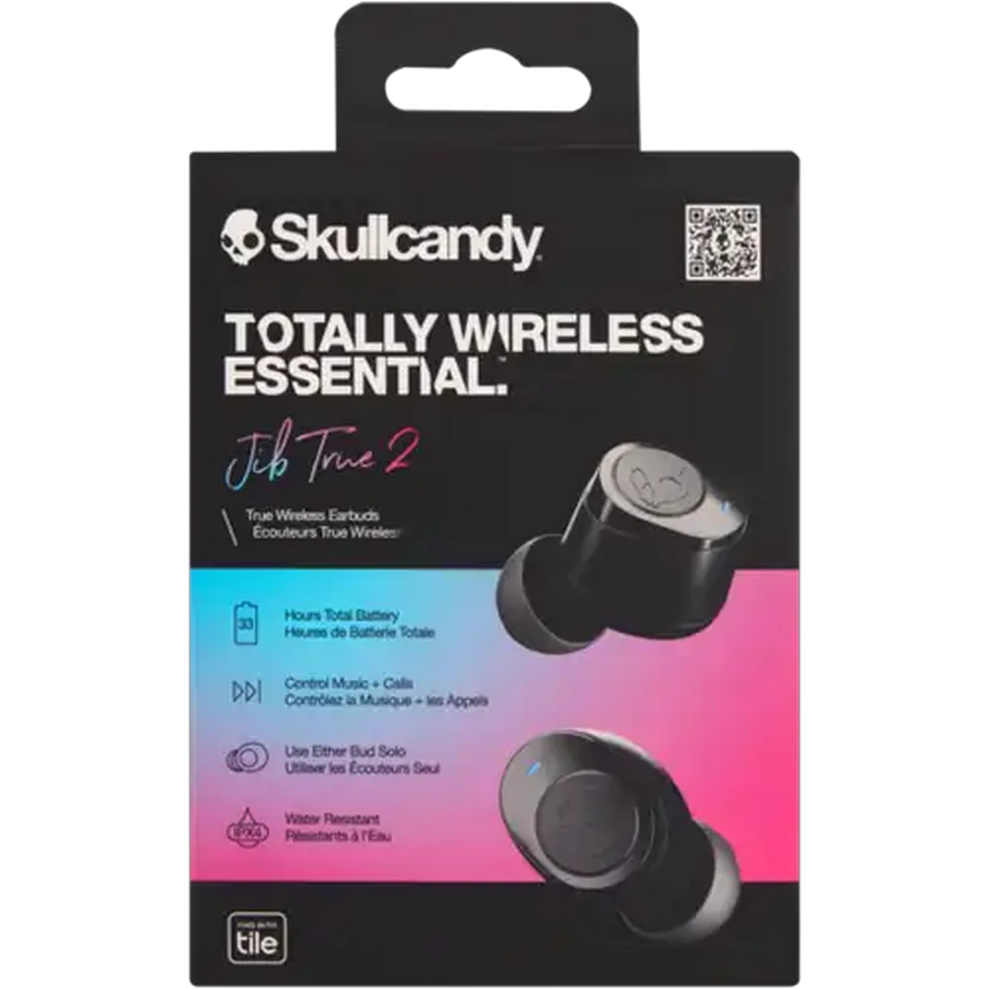 Image of Skullcandy Jib True 2 Black Wireless In-Ear Earbuds
