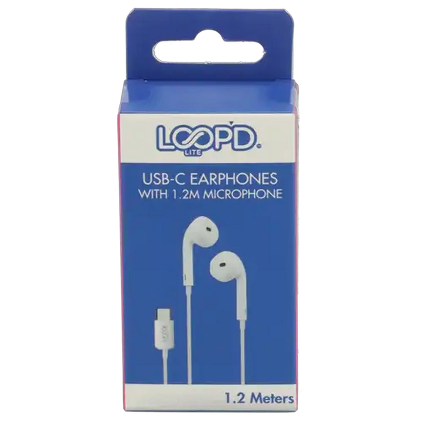 Image of LOOP'D Lite White Type C Wired Earphones 1.2m