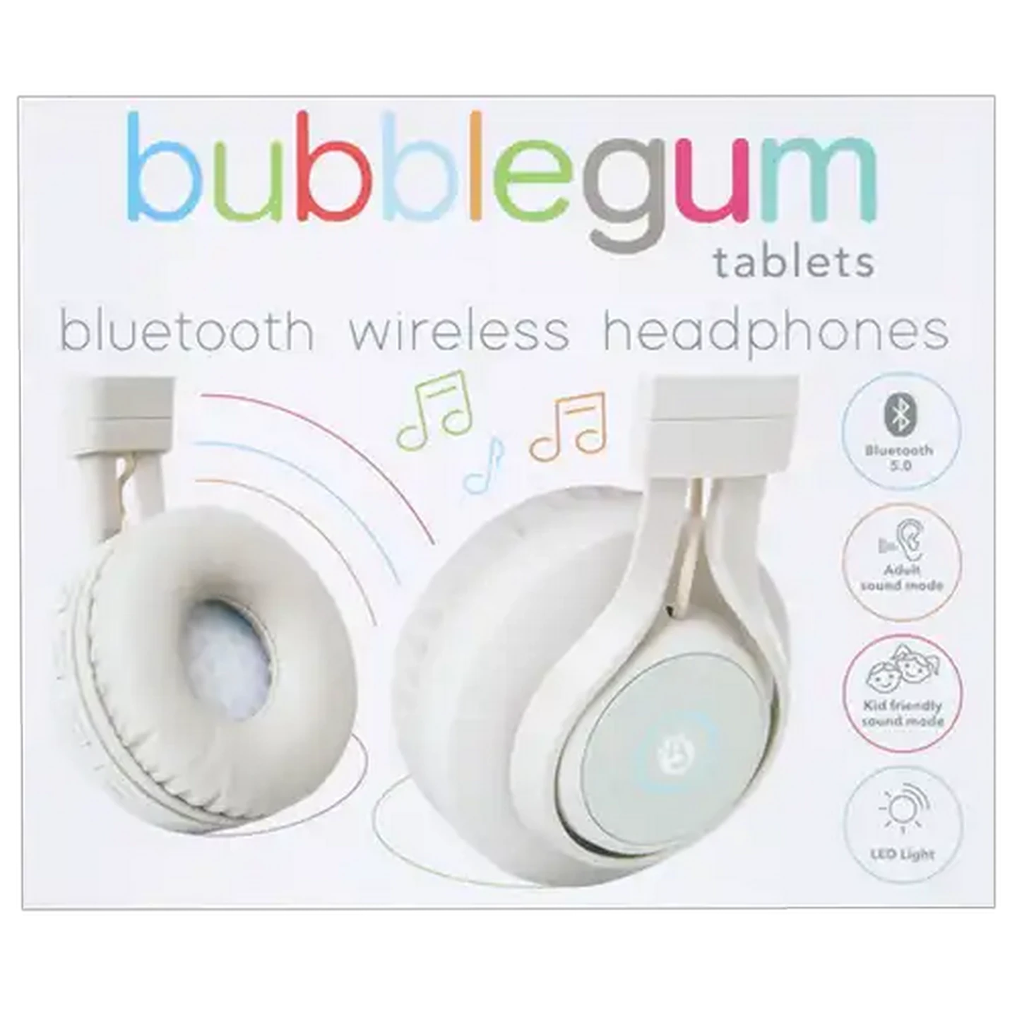Image of Bubblegum Tablets On Ear Grey Headphones