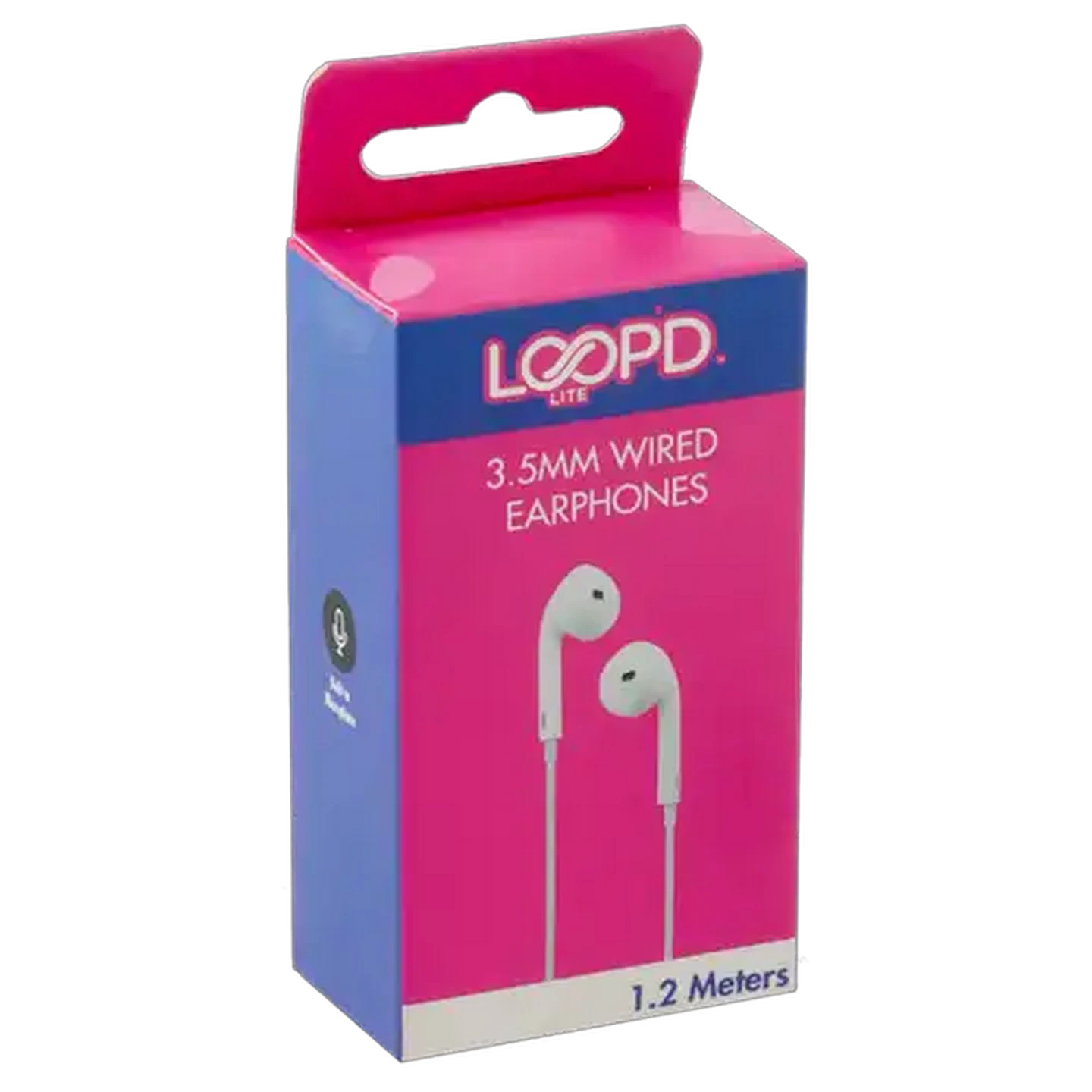 Image of LOOP'D Lite White Wired Earphones 1.2m