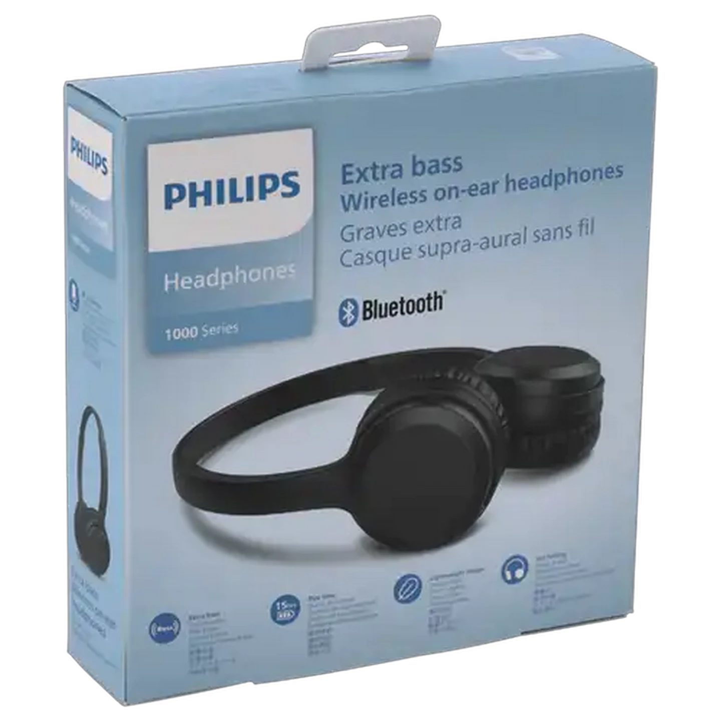 Image of Philips Black Wireless Headphones