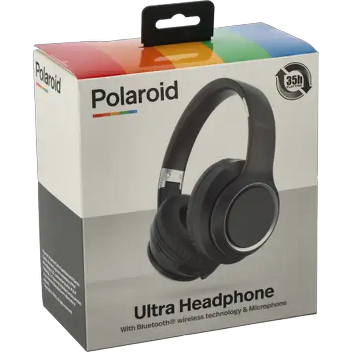 Image of Polaroid Ultra Black Wireless Headphones