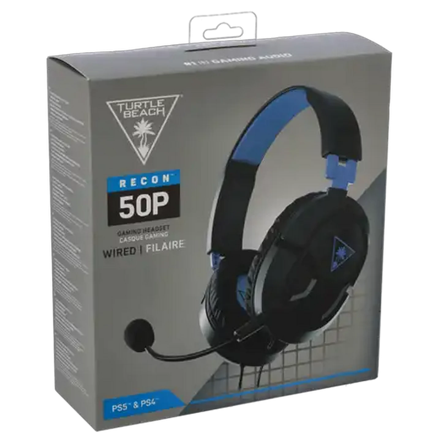 Image of Turtle Beach Black & Blue Recon 50P Wired Gaming Headset