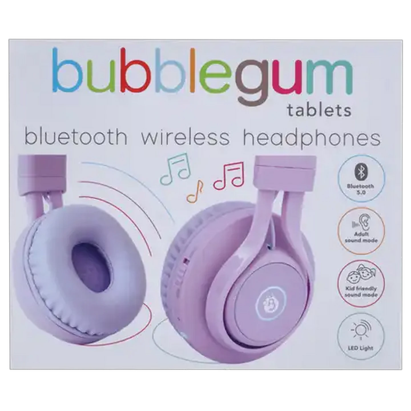 Image of Bubblegum Tablets Purple On Ear Headphone