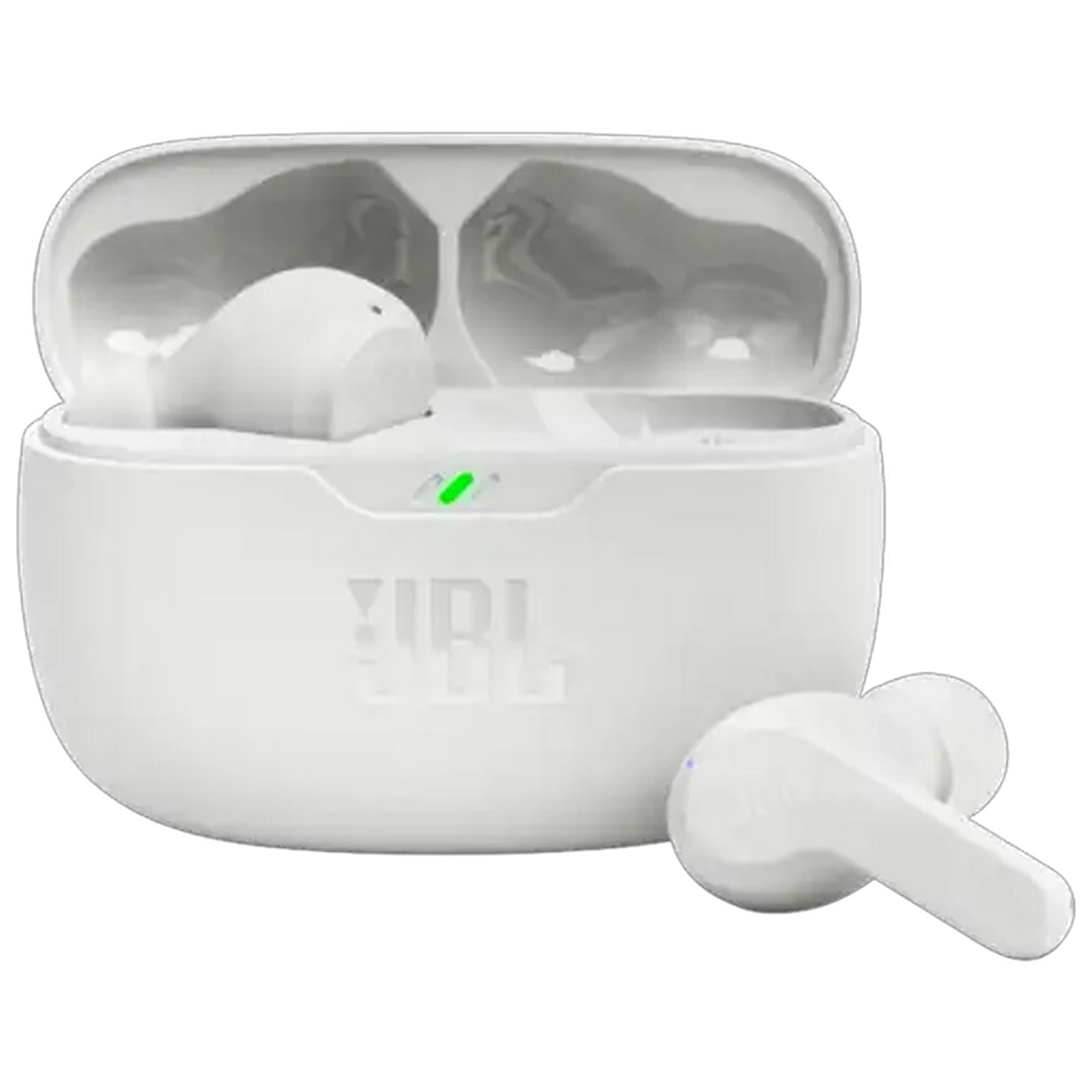 Image of JBL White Wave Beam True Bluetooth Earbuds