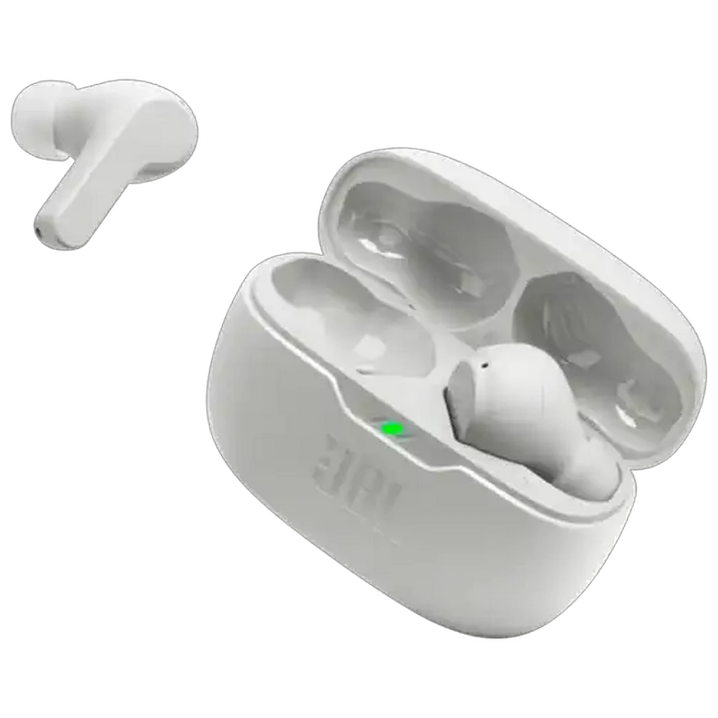 Image of JBL White Wave Beam True Bluetooth Earbuds