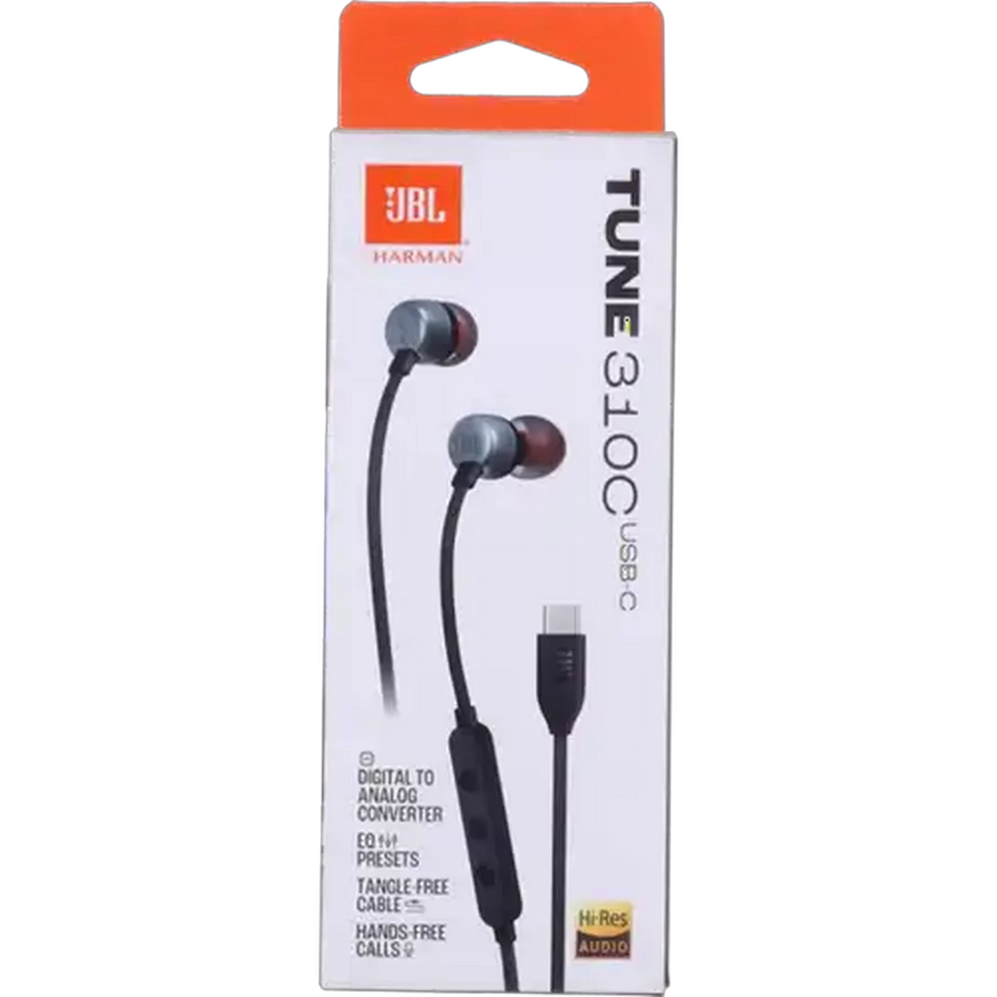Image of JBL Black Tune 310C USB-C Earphones