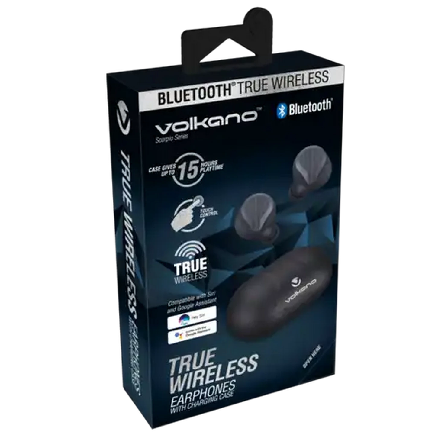 Image of Volkano White Scorpio Series True Wireless Earphones