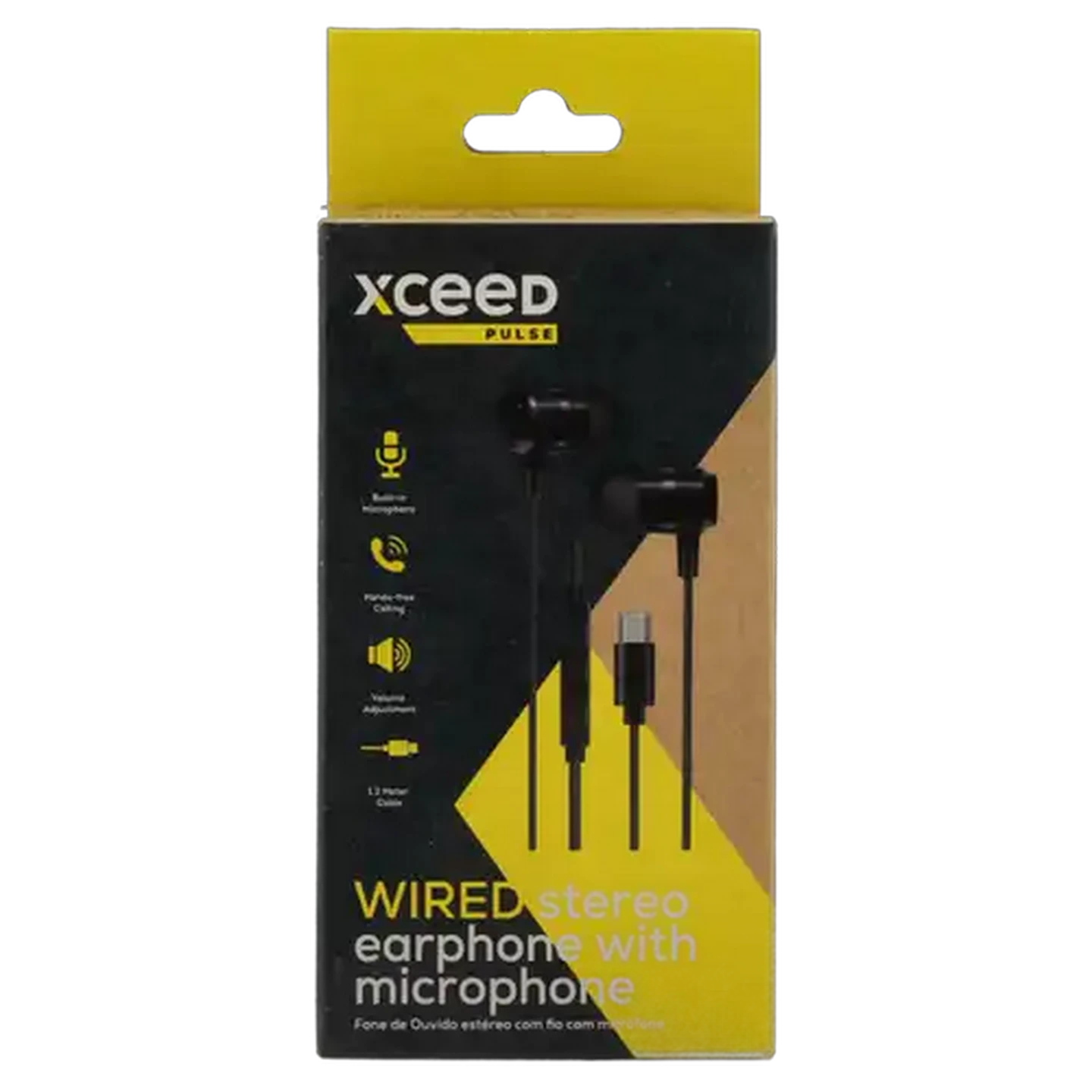 Image of Xceed Pulse Black Wired Earphones