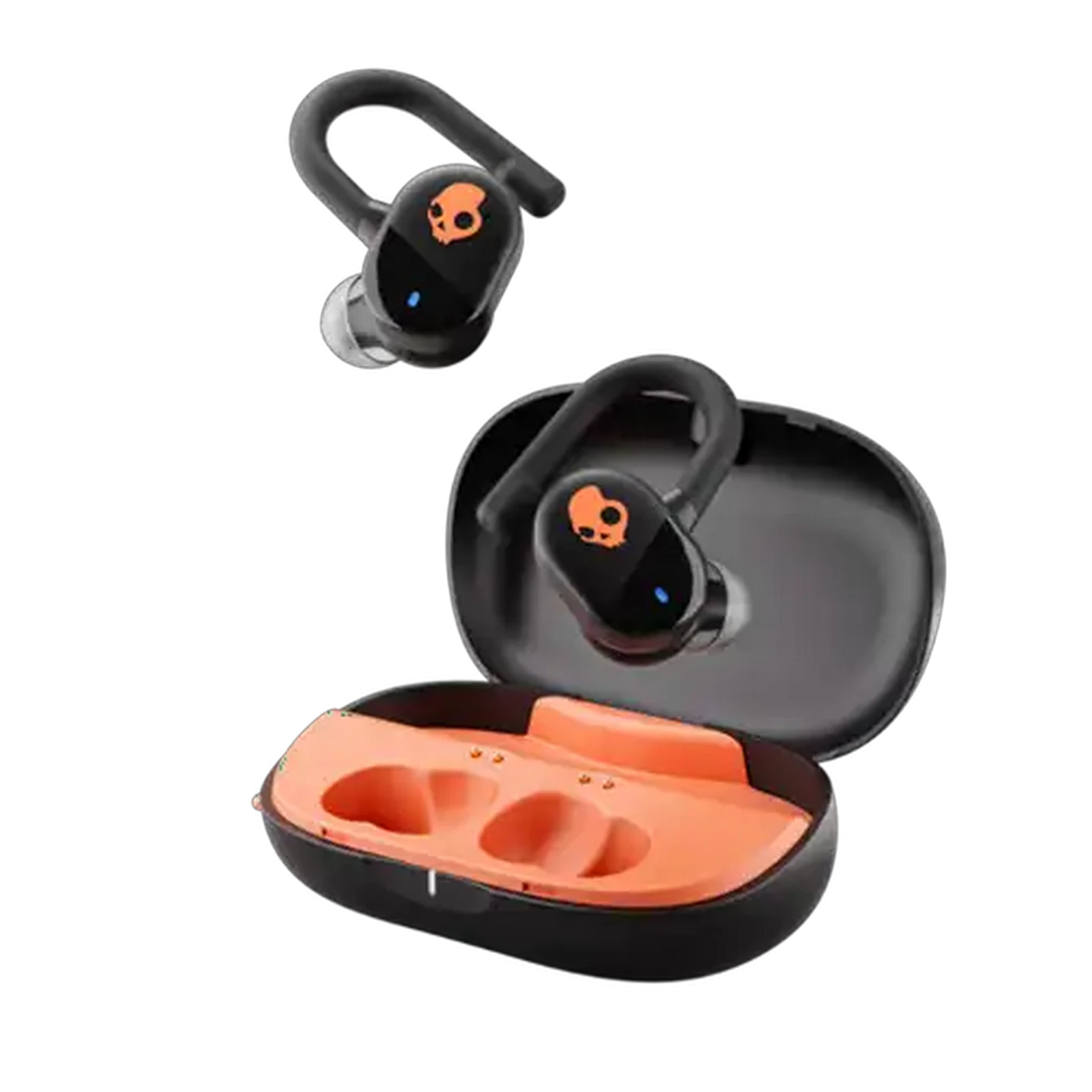 Image of Skullcandy Black Orange Push Play Earbuds