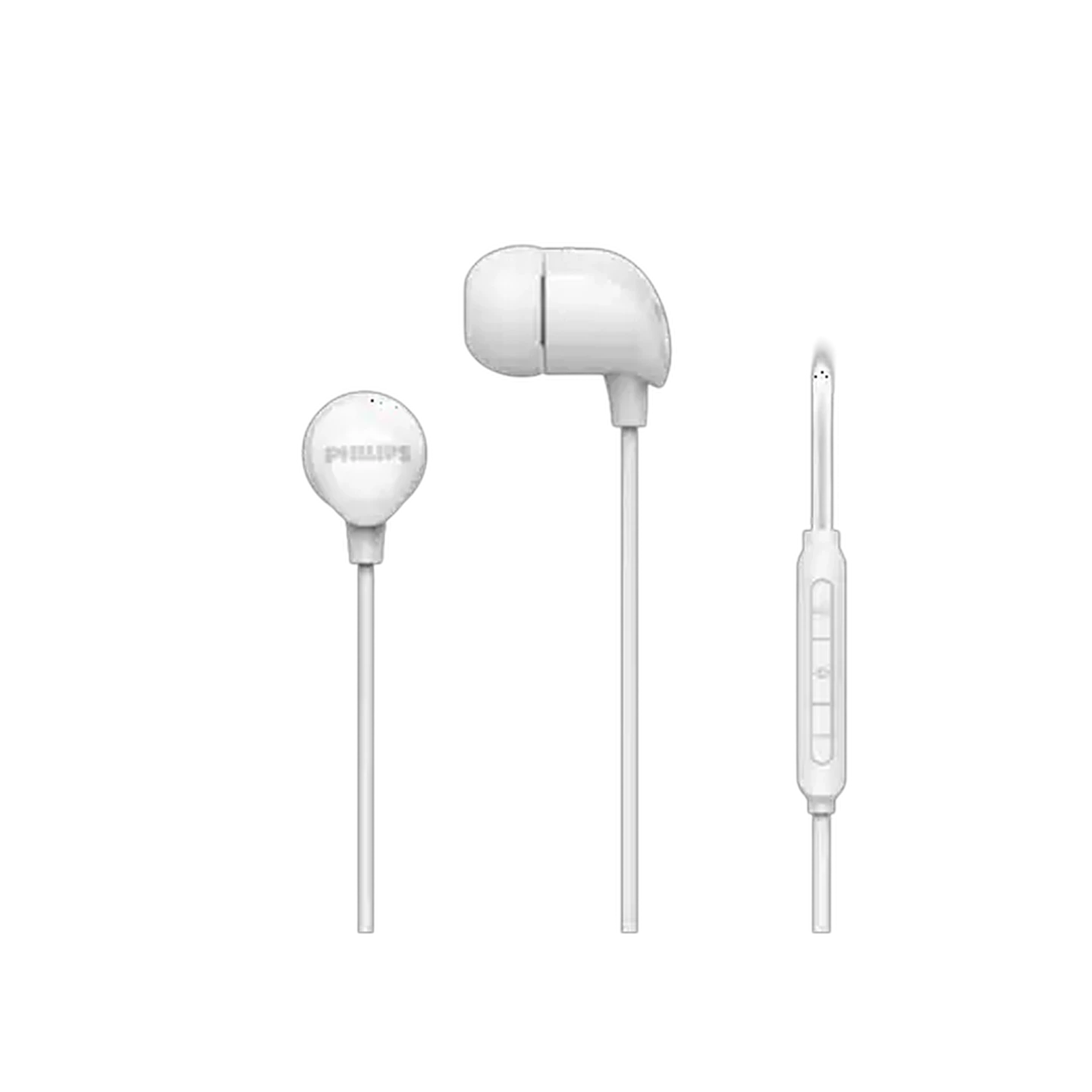 Image of Philips White Earphones TAE2146