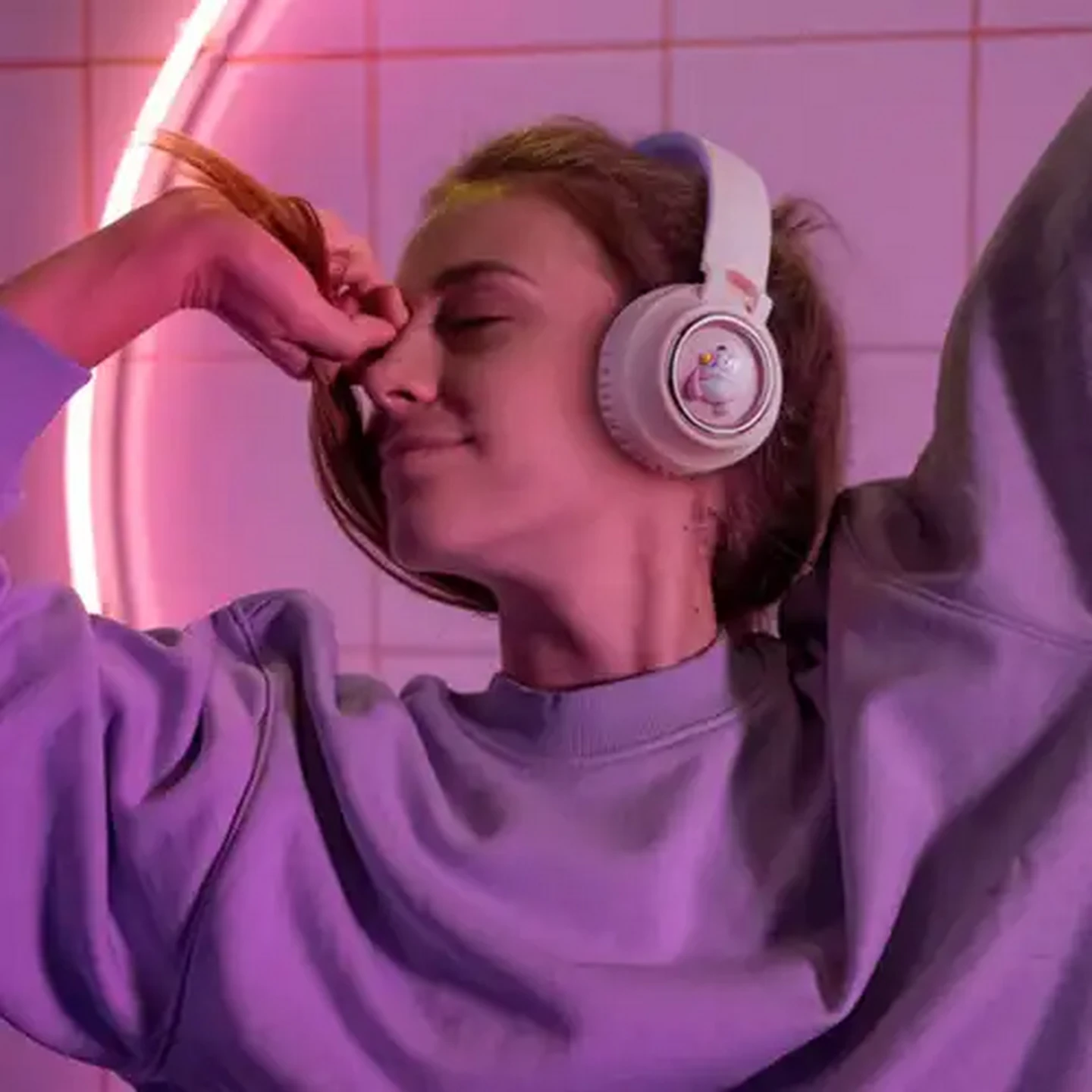 Image of Polartec Bubble Pink Wireless Headphones