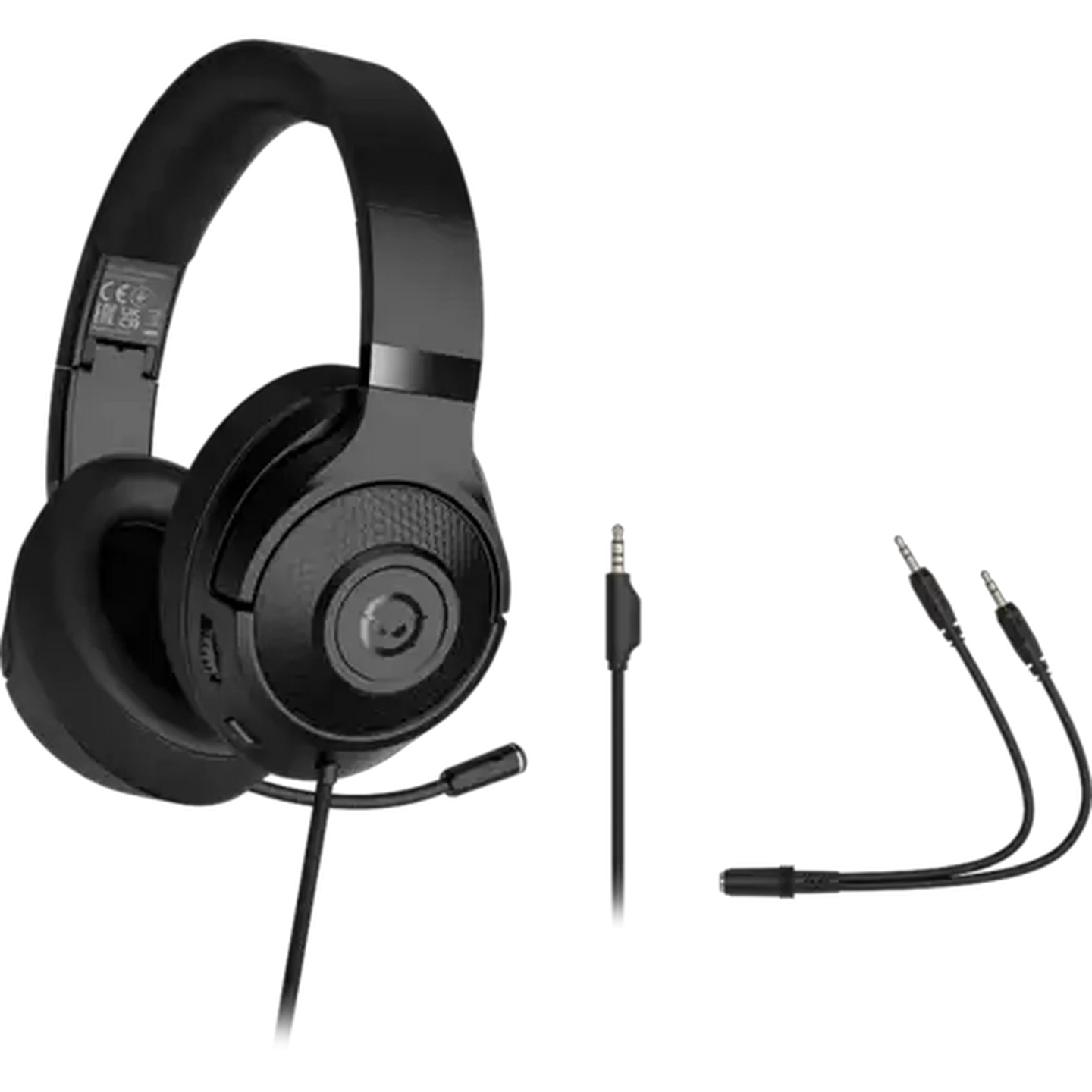 Image of Lorgar Noah 101 Black Wired Over-Ear Gaming Headset
