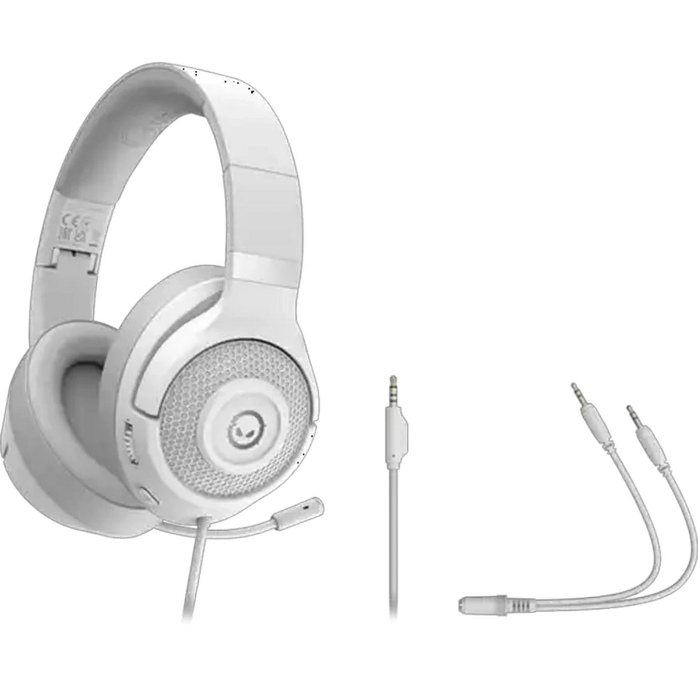 Image of Lorgar Noah 101 White Wired Over-Ear Gaming Headset