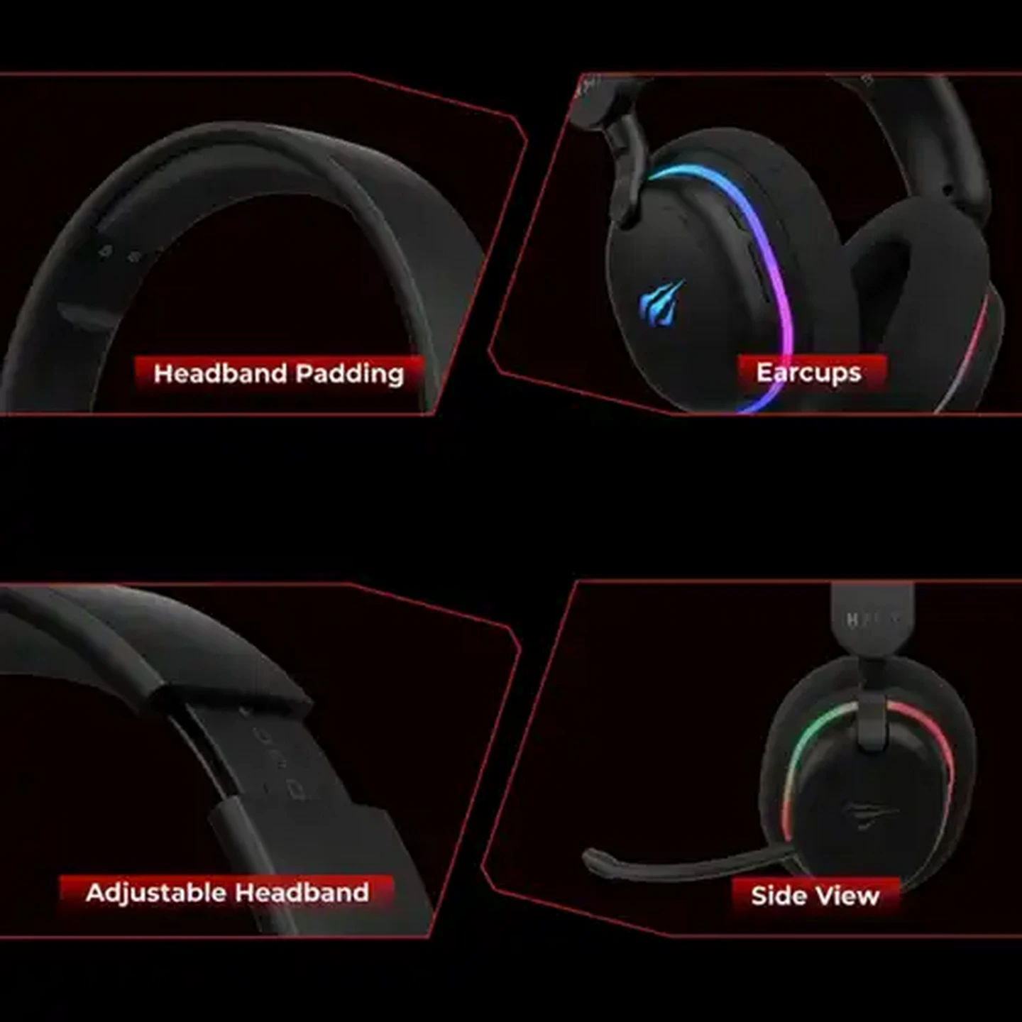 Image of HAVIT Gamenote Black Fuxi-H7 Headset