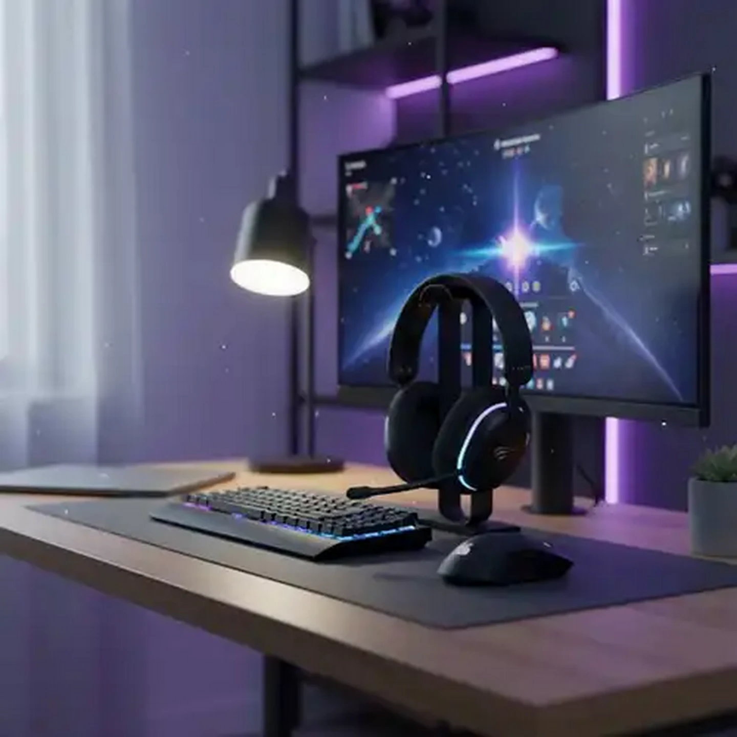Image of HAVIT Gamenote Black Fuxi-H7 Headset