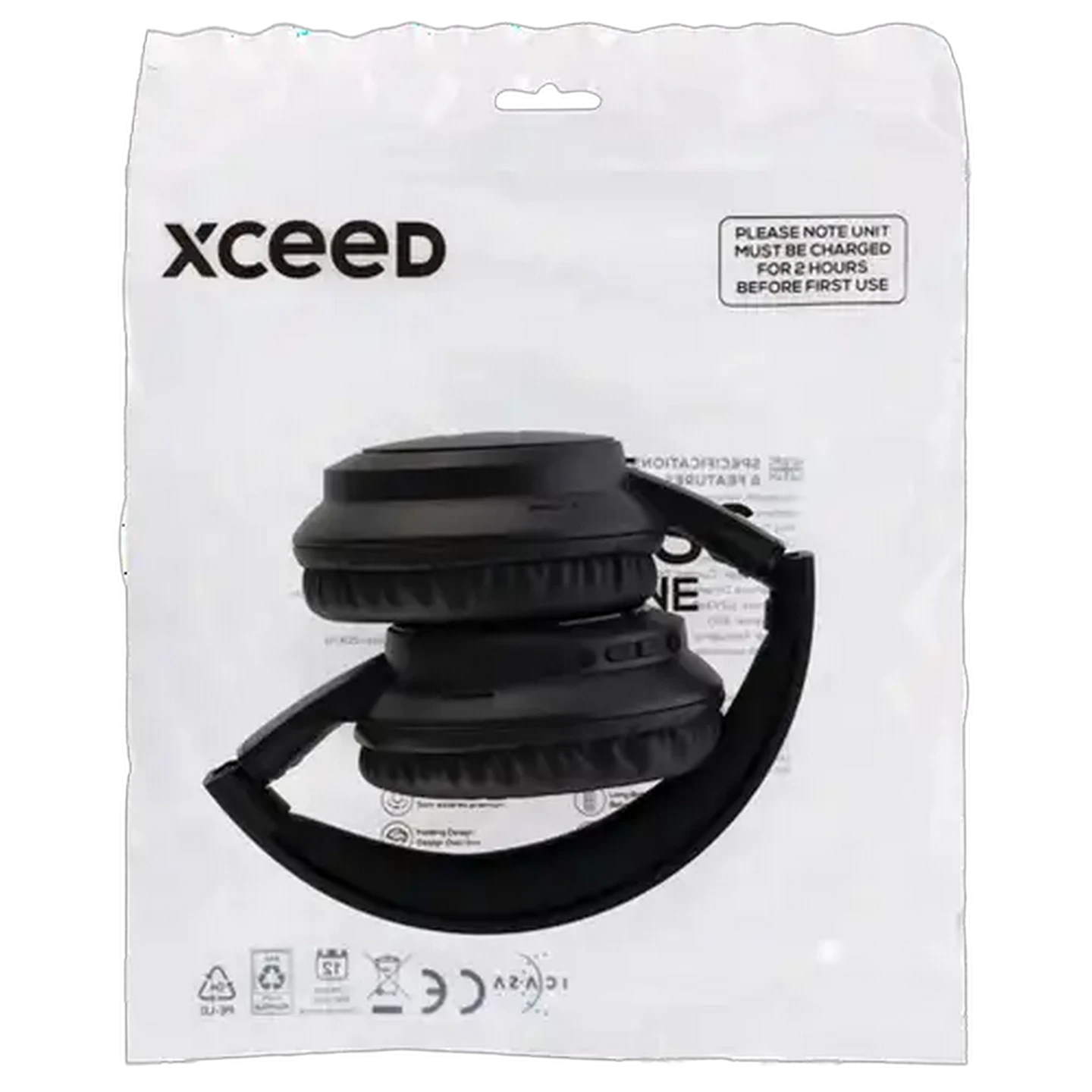 Image of Xceed Pulse Black Lite H619BT Wireless Headphones