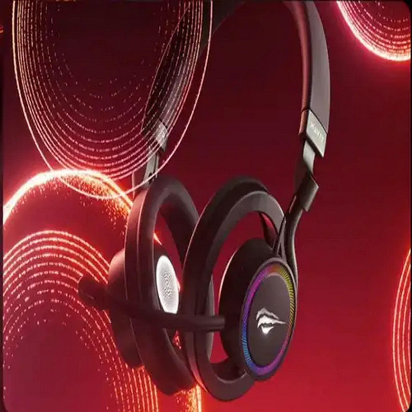 Image of HAVIT Gamenote Black Fuxi-H8 Headset