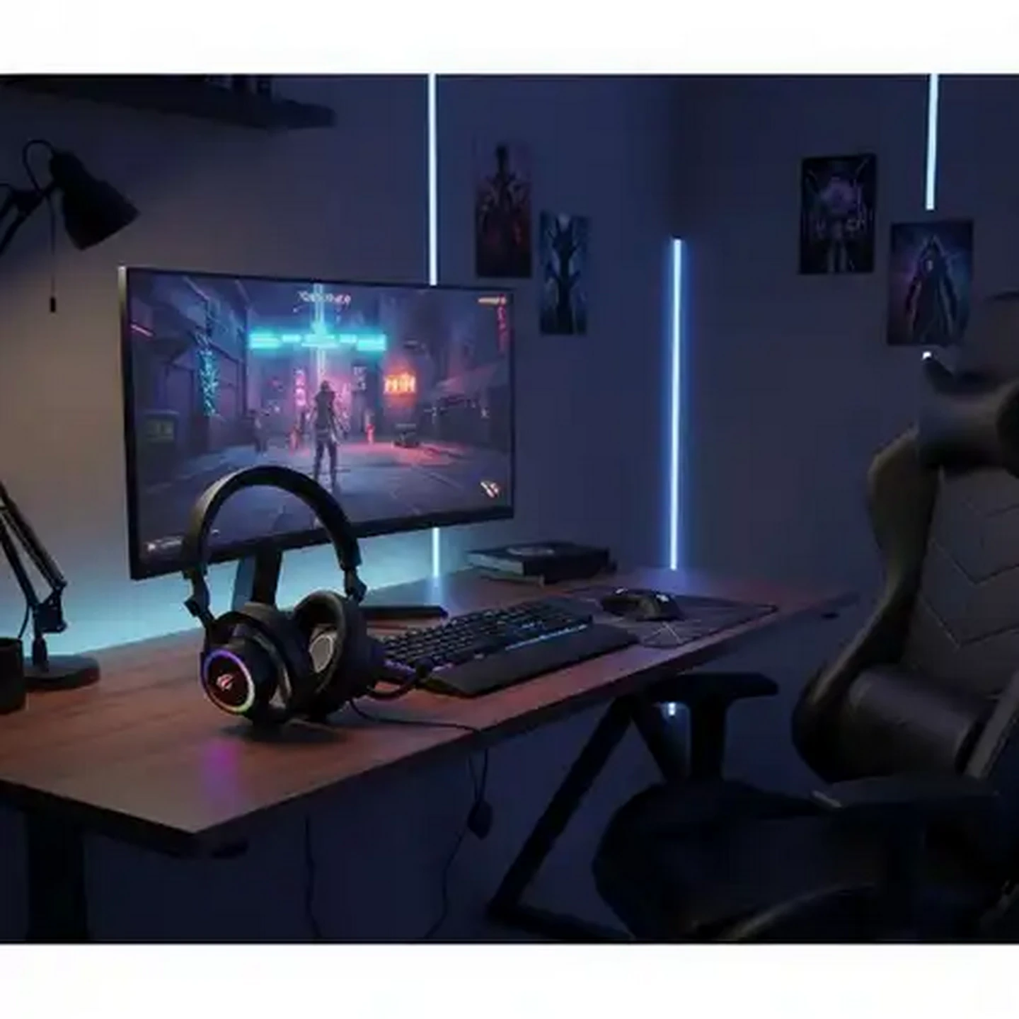 Image of HAVIT Gamenote Black Fuxi-H8 Headset