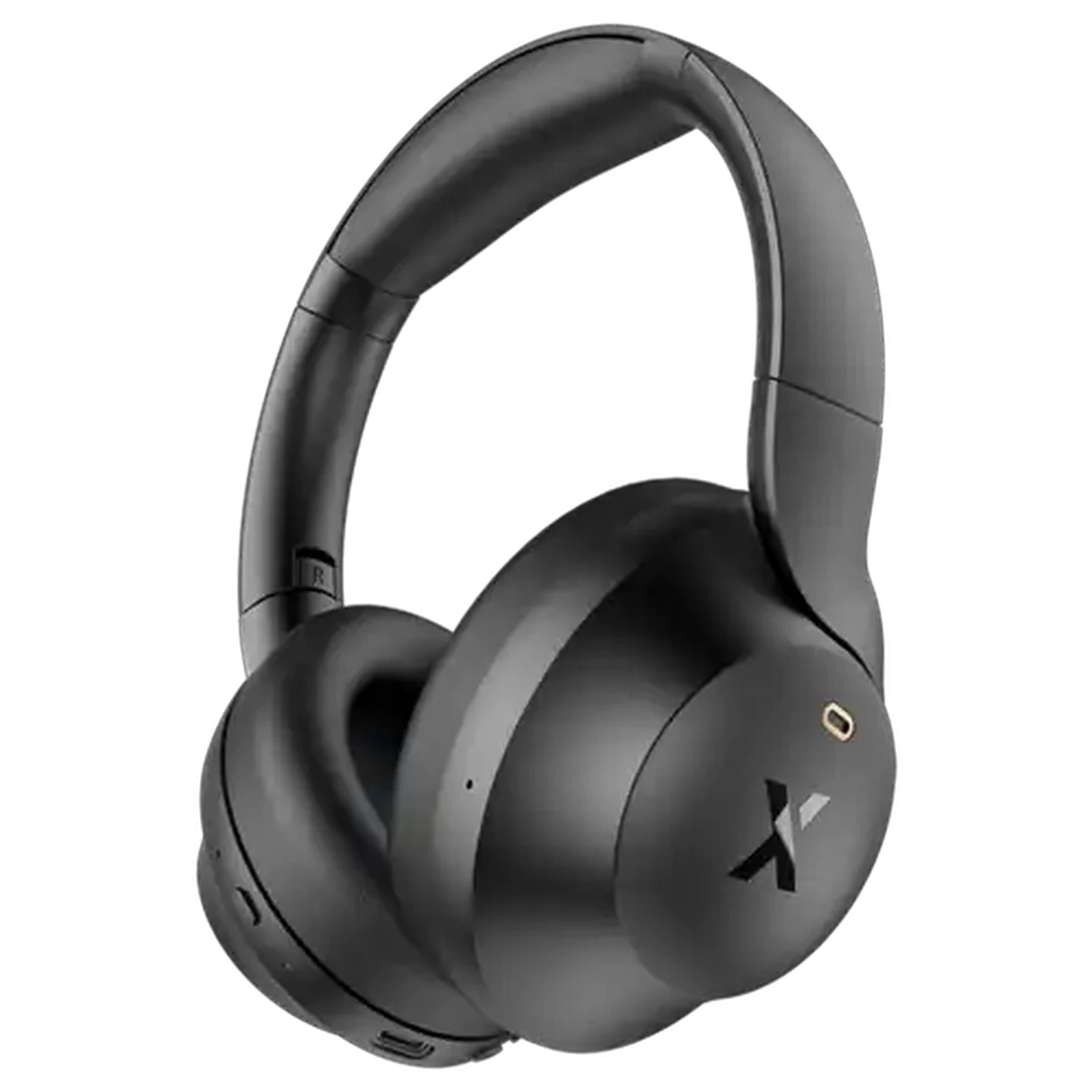 Image of Xceed Pulse Black Wireless Over-Ear Headphones with Hybrid ANC