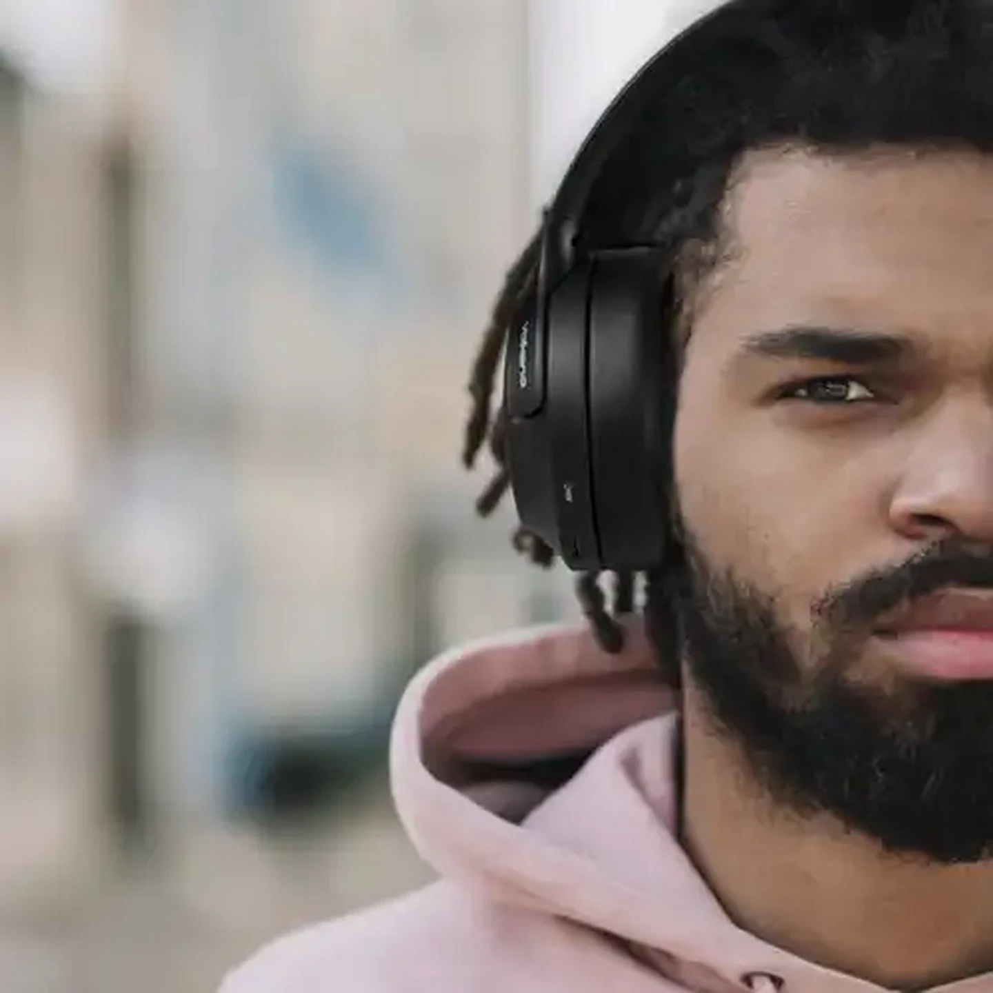 Image of Volkano Black Odyssey ANC Bluetooth Wireless Headphones