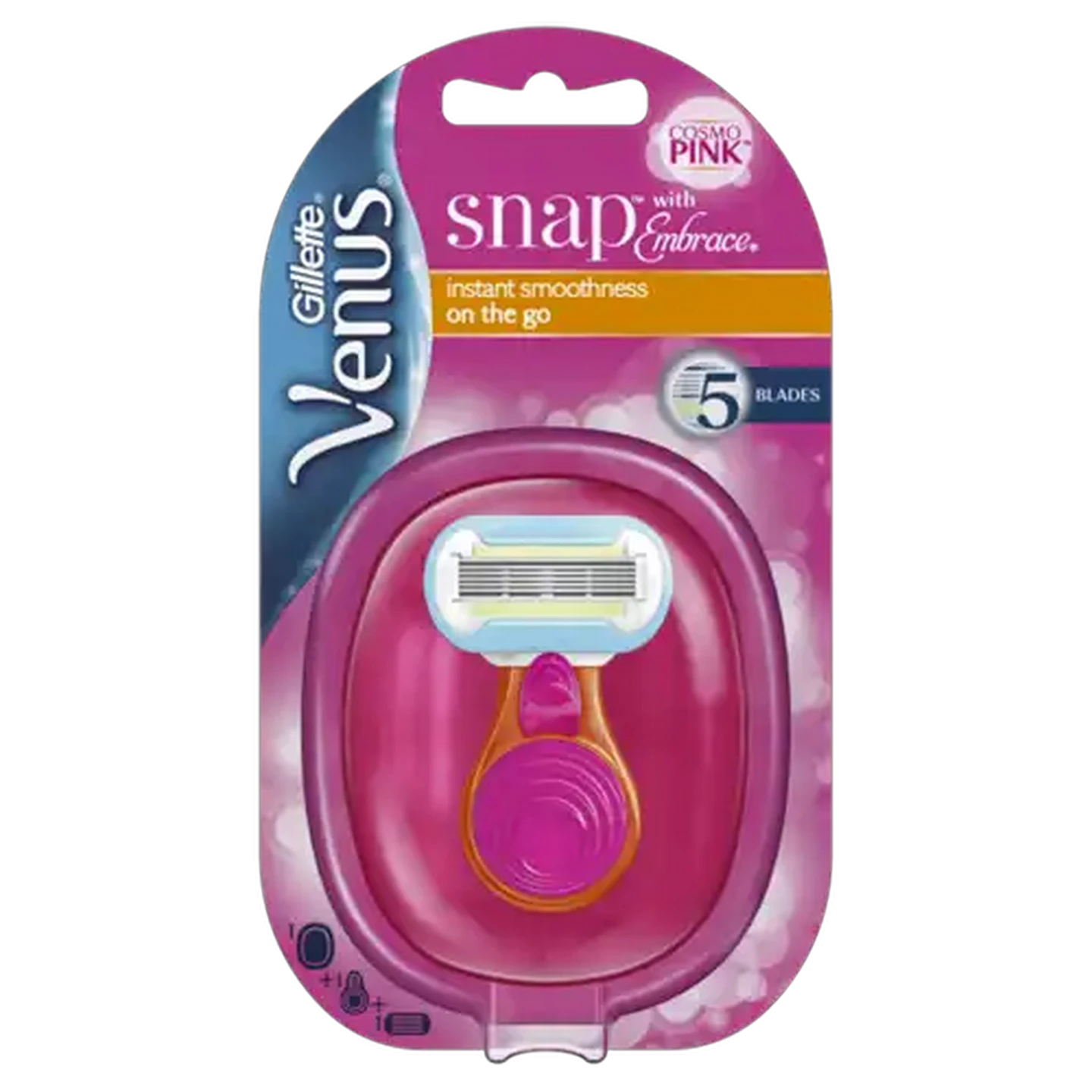 Image of Gillette Venus Snap With Embrace Razor Blades 5 Pack