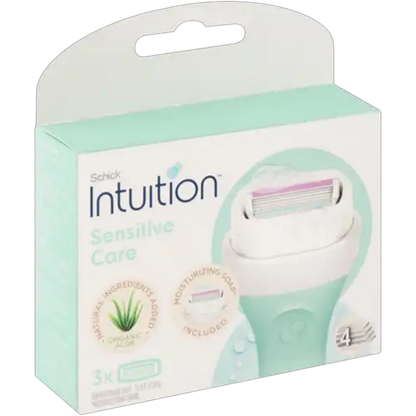 Image of Schick Intuition Sensitive Care Blades 3 Pack