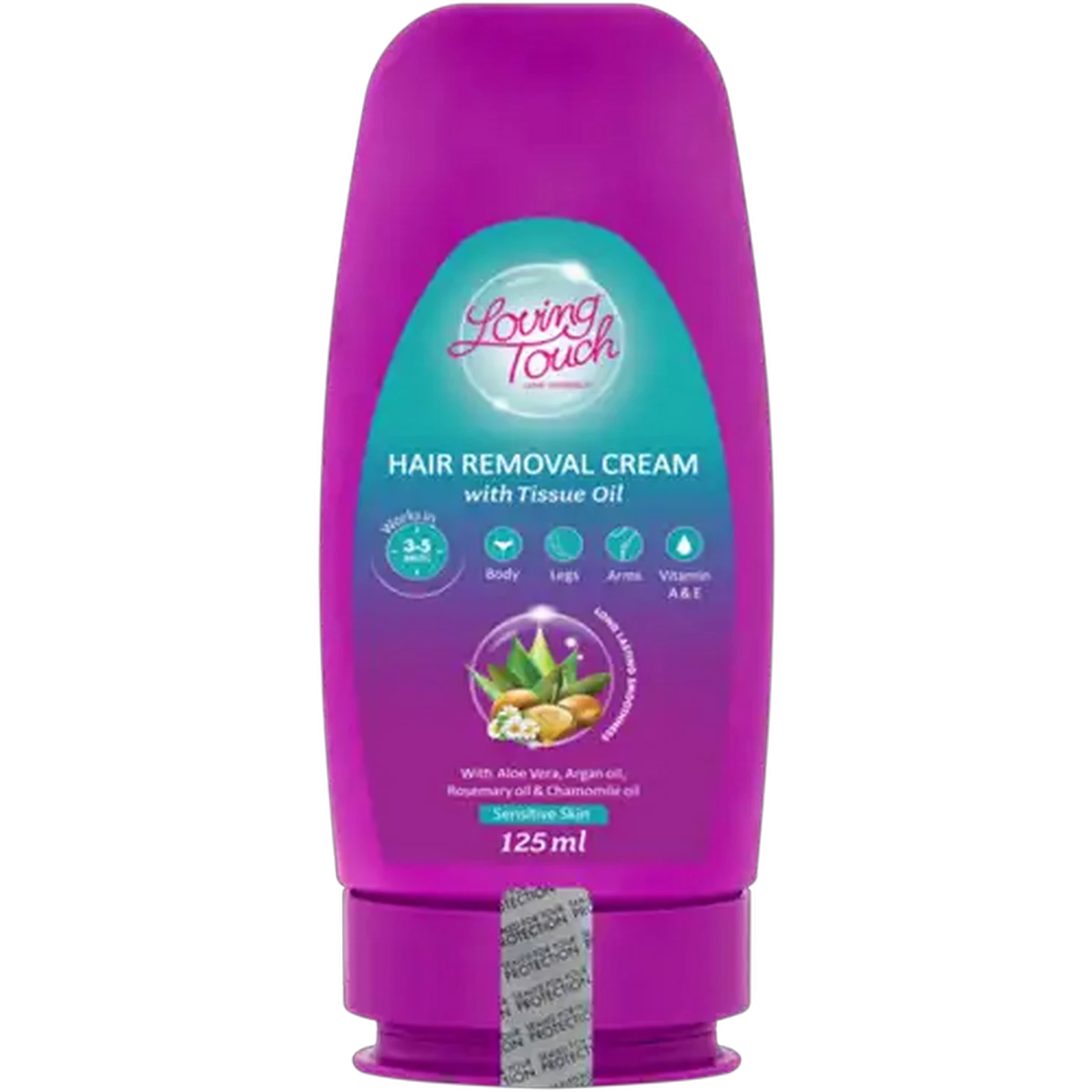 Image of Loving Touch Hair Removal Cream for Sensitive Skin 125ml