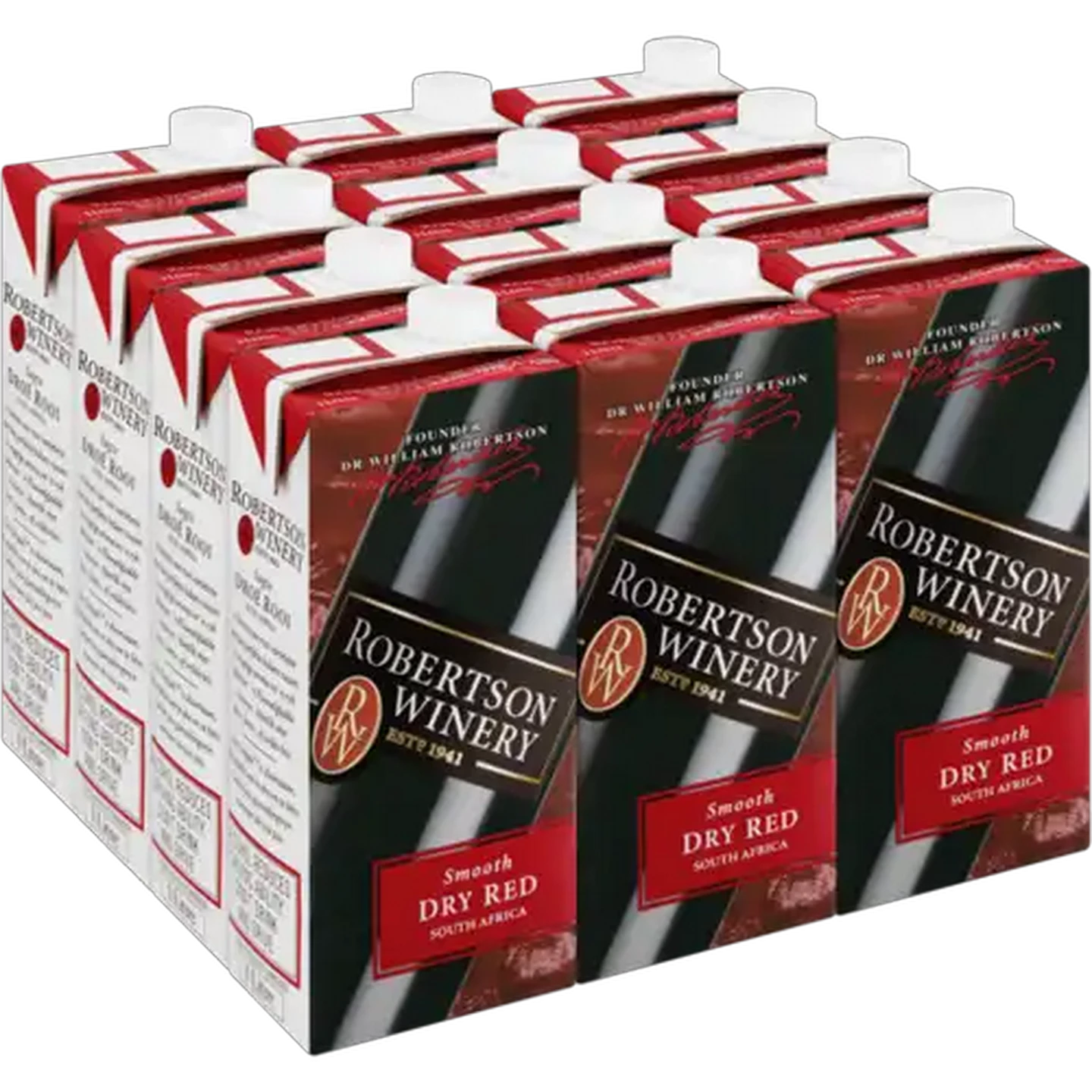 Image of Robertson Winery Smooth Dry Red Cartons 12 x 1L