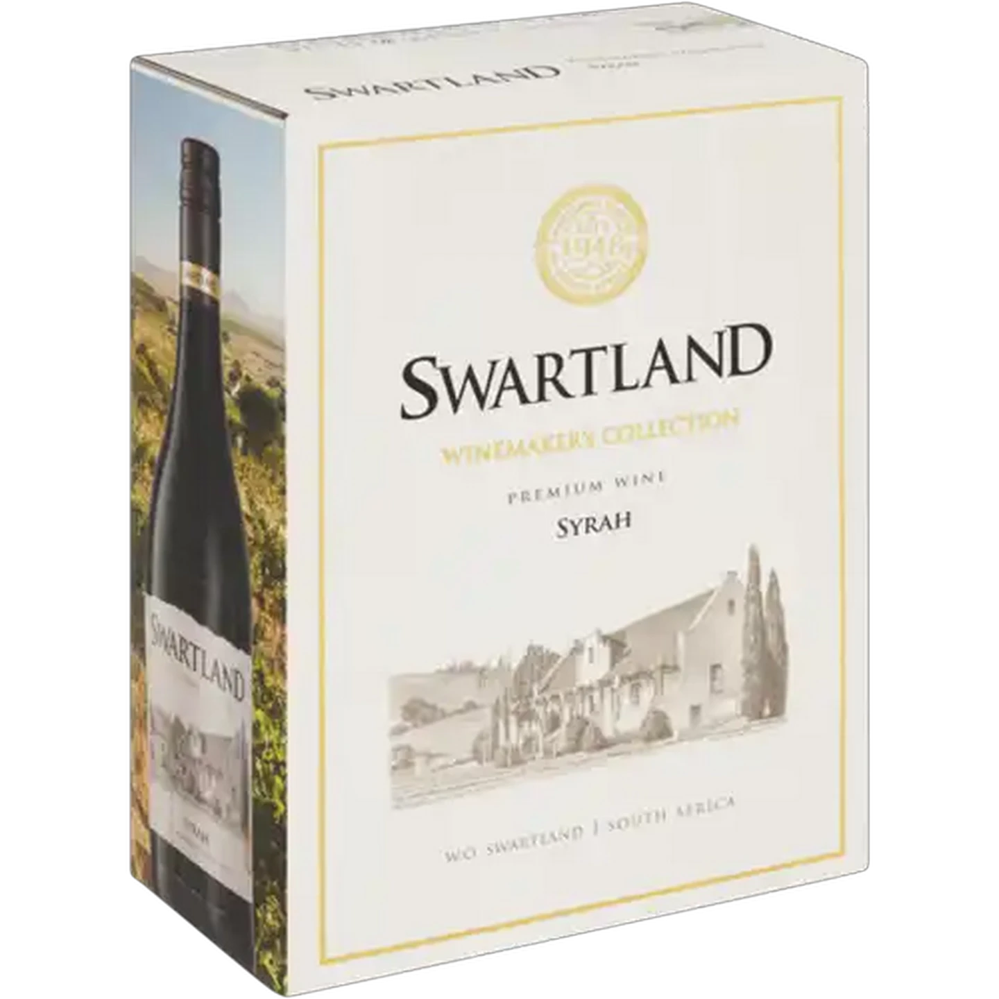 Image of Swartland Winery Winemaker's Collection Syrah Red Wine Box 2L