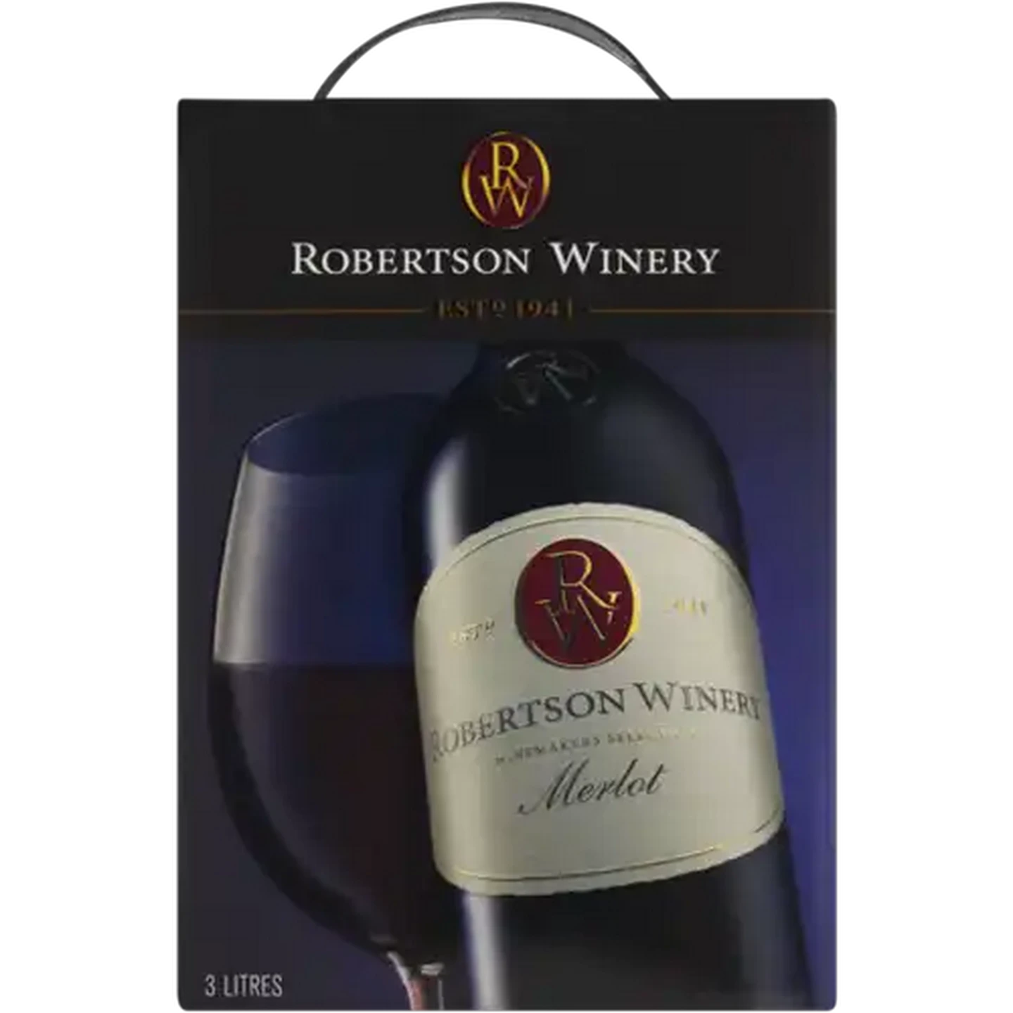 Image of Robertson Winery Merlot Red Wine Box 3L
