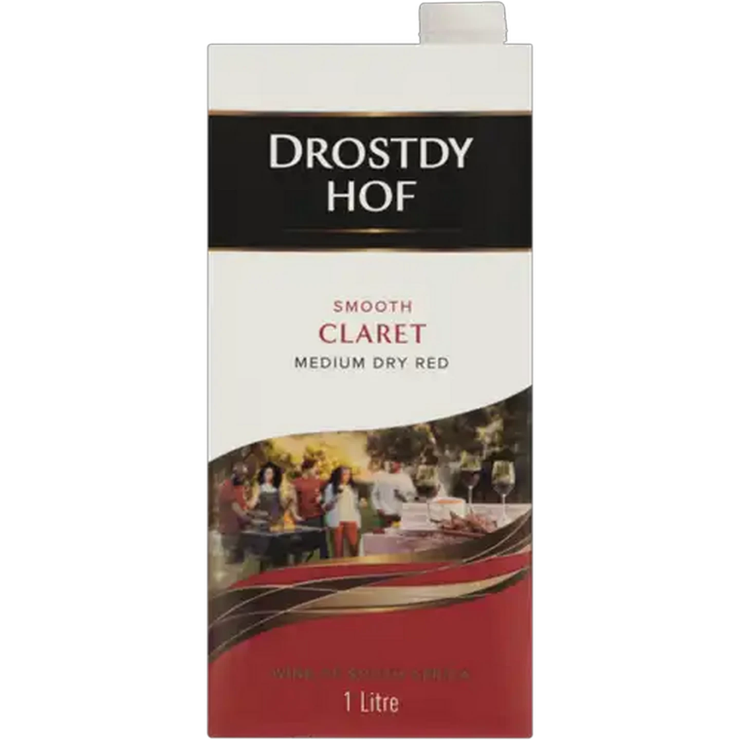 Image of Drostdy Hof Smooth Claret Red Wine Box 1L