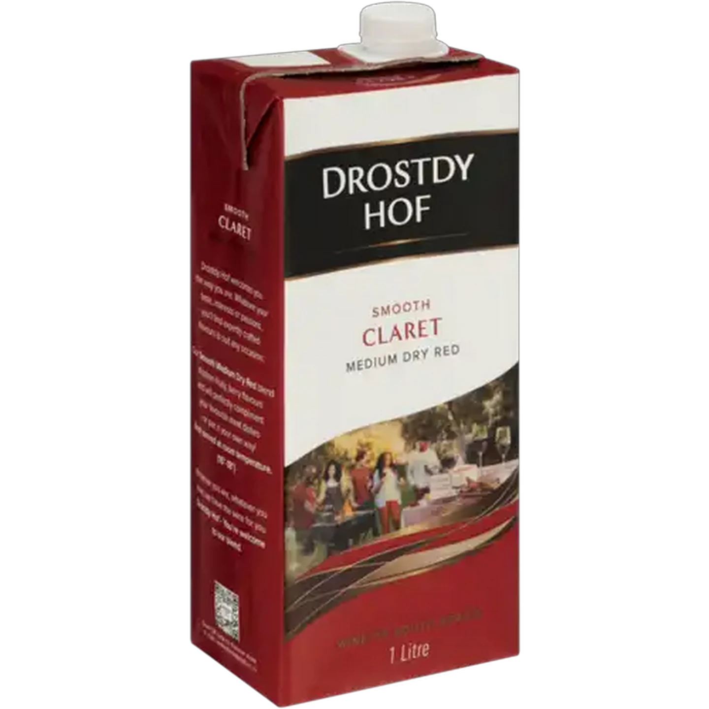 Image of Drostdy Hof Smooth Claret Red Wine Box 1L