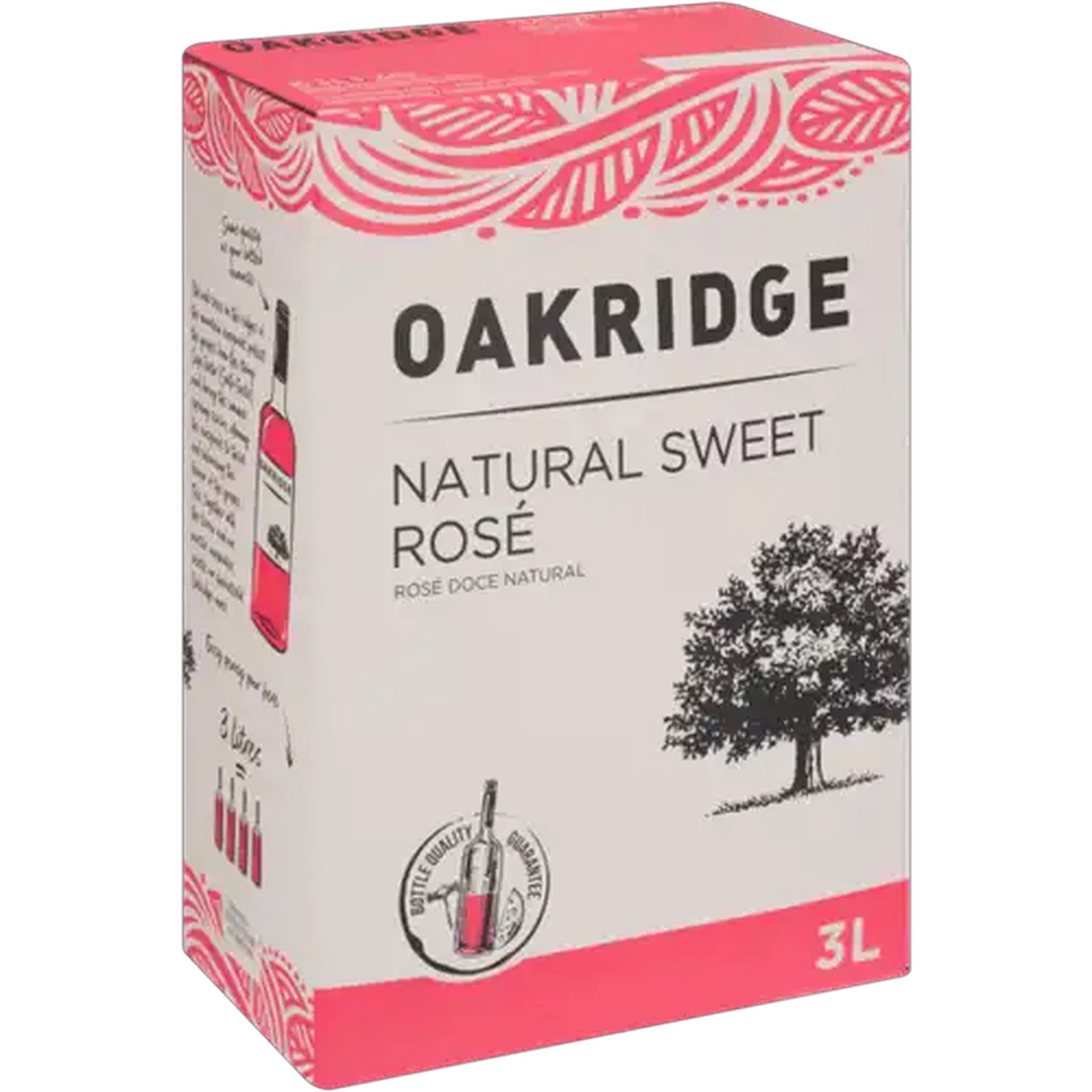 Image of Oakridge Natural Sweet Rosé Rosé Wine Box 3L