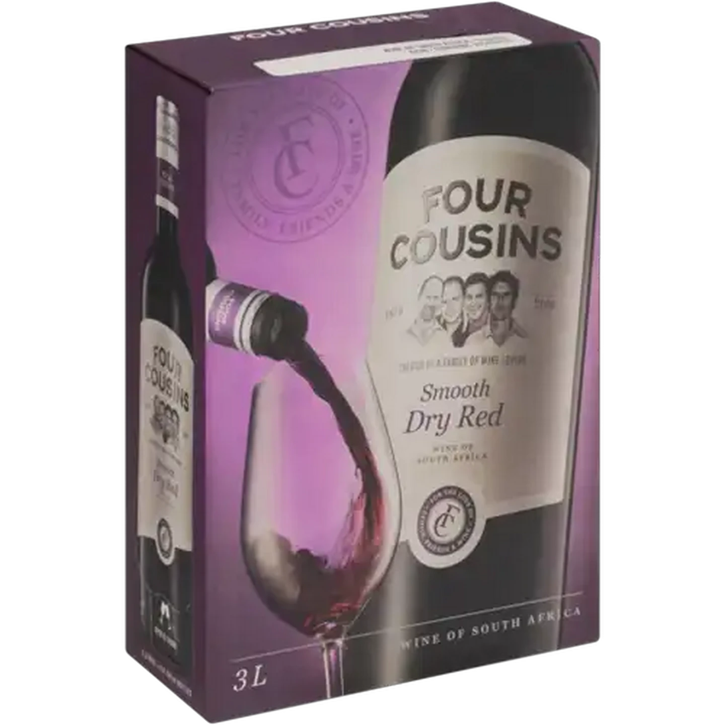 Image of Four Cousins Dry Red Wine Box 3L