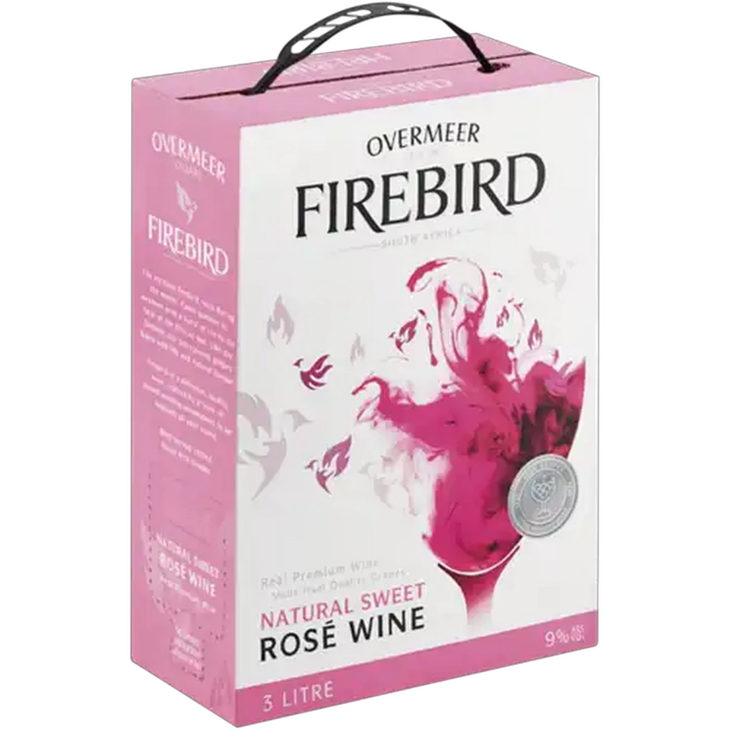 Image of Overmeer Cellars Firebird Natural Sweet Rosé Wine Box 3L