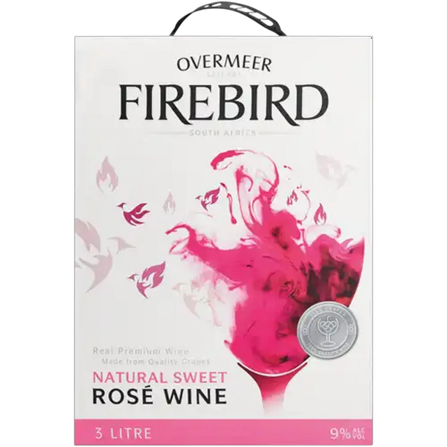 Image of Overmeer Cellars Firebird Natural Sweet Rosé Wine Box 3L