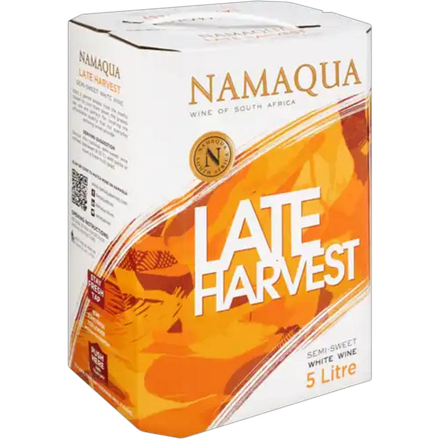 Image of Namaqua Late Harvest Semi-Sweet White Wine 5L