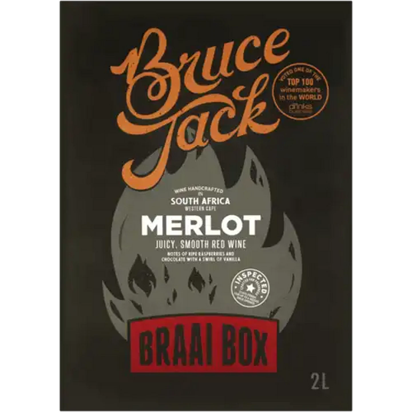 Image of Bruce Jack Wines Merlot Red Wine Box 2L