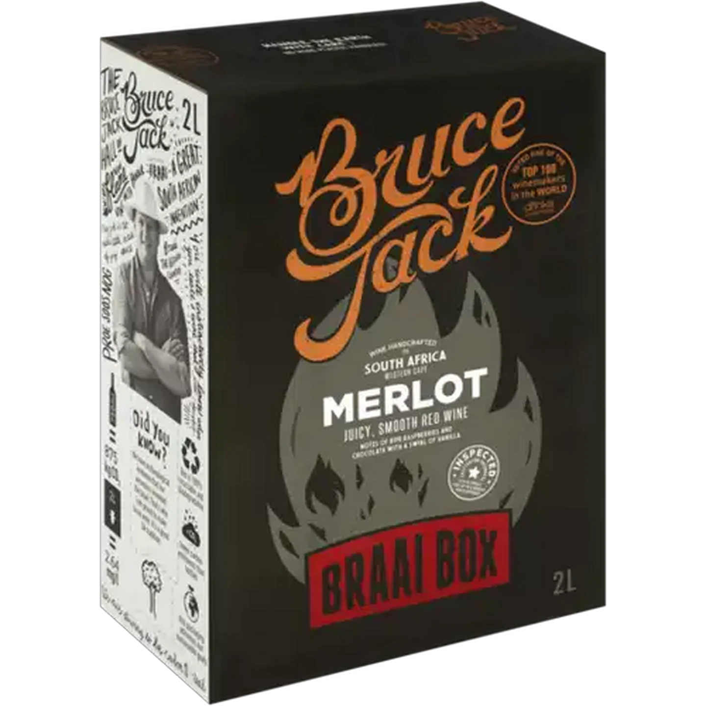 Image of Bruce Jack Wines Merlot Red Wine Box 2L