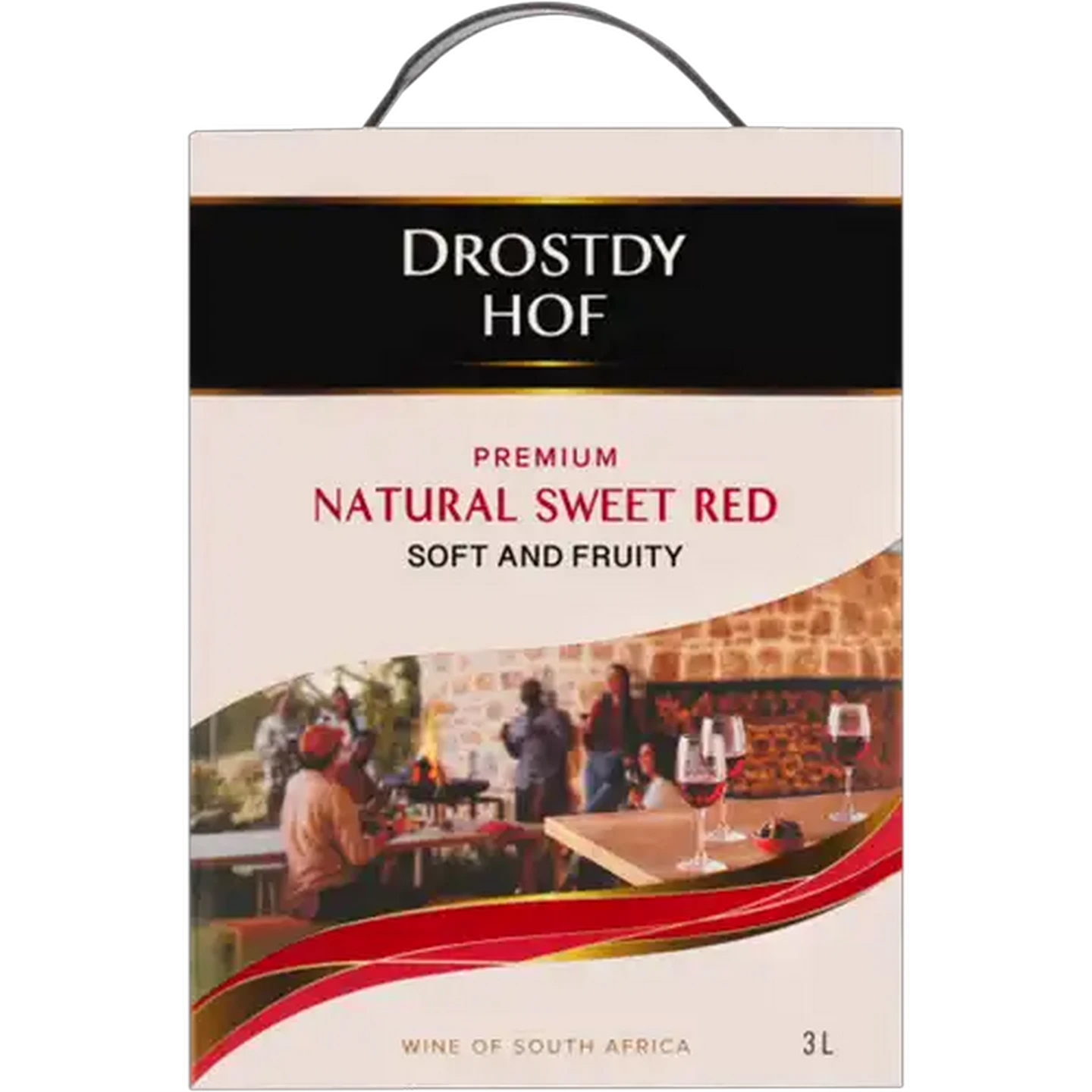 Image of Drostdy Hof Natural Sweet Red Wine Box 3L